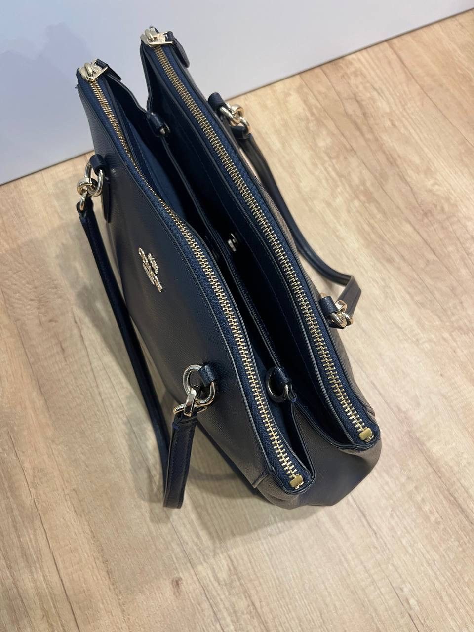 Coach Coach Black Blue Leather Large Size ONE SIZE - 7 Thumbnail