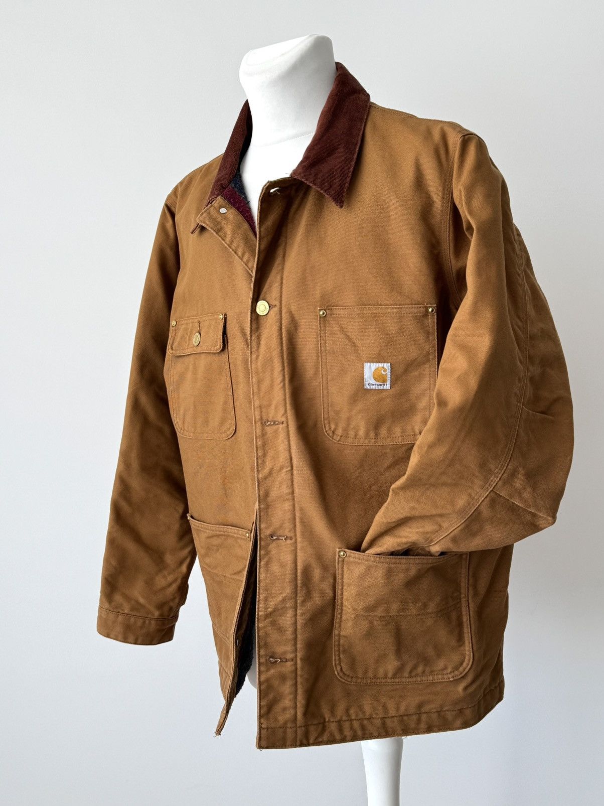 Carhartt C01-M Firm Duck Blanket Lined Chore Coat