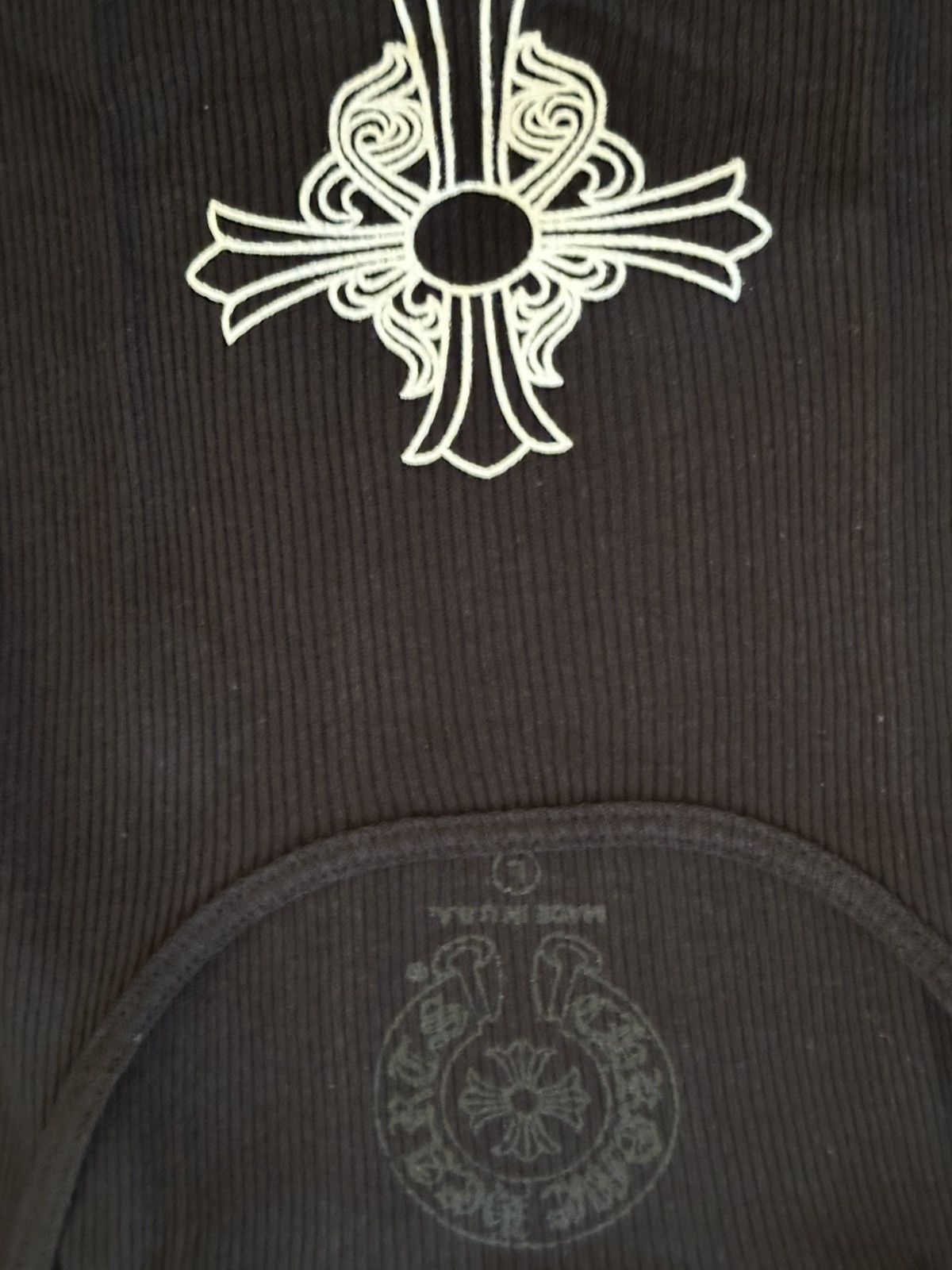 Chrome Hearts Hairy Cross Tank Top L