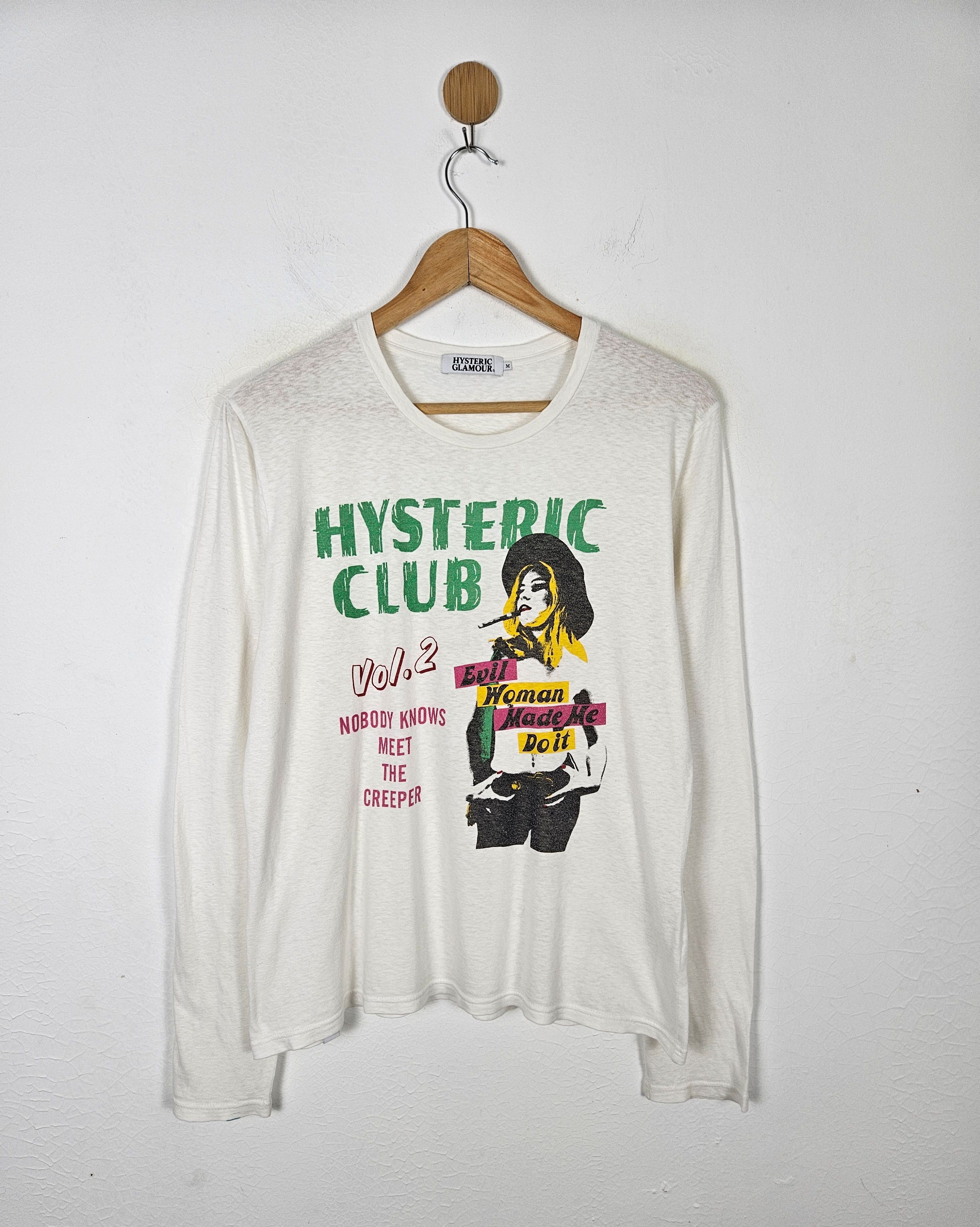 Hysteric Glamour Club Meet The Creeper shirt