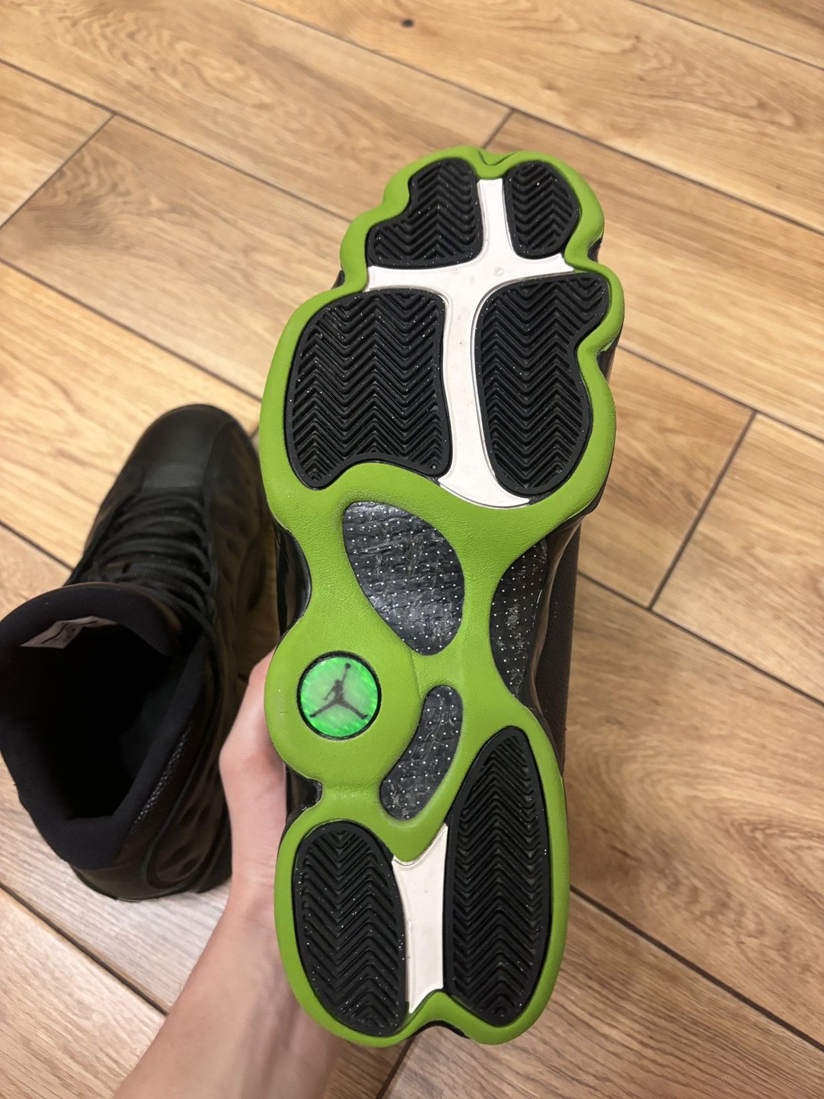 Jordan Brand Air Jordan 13 Retro Black Size 46/12 US Size US 12 / EU 45 - 4 Thumbnail