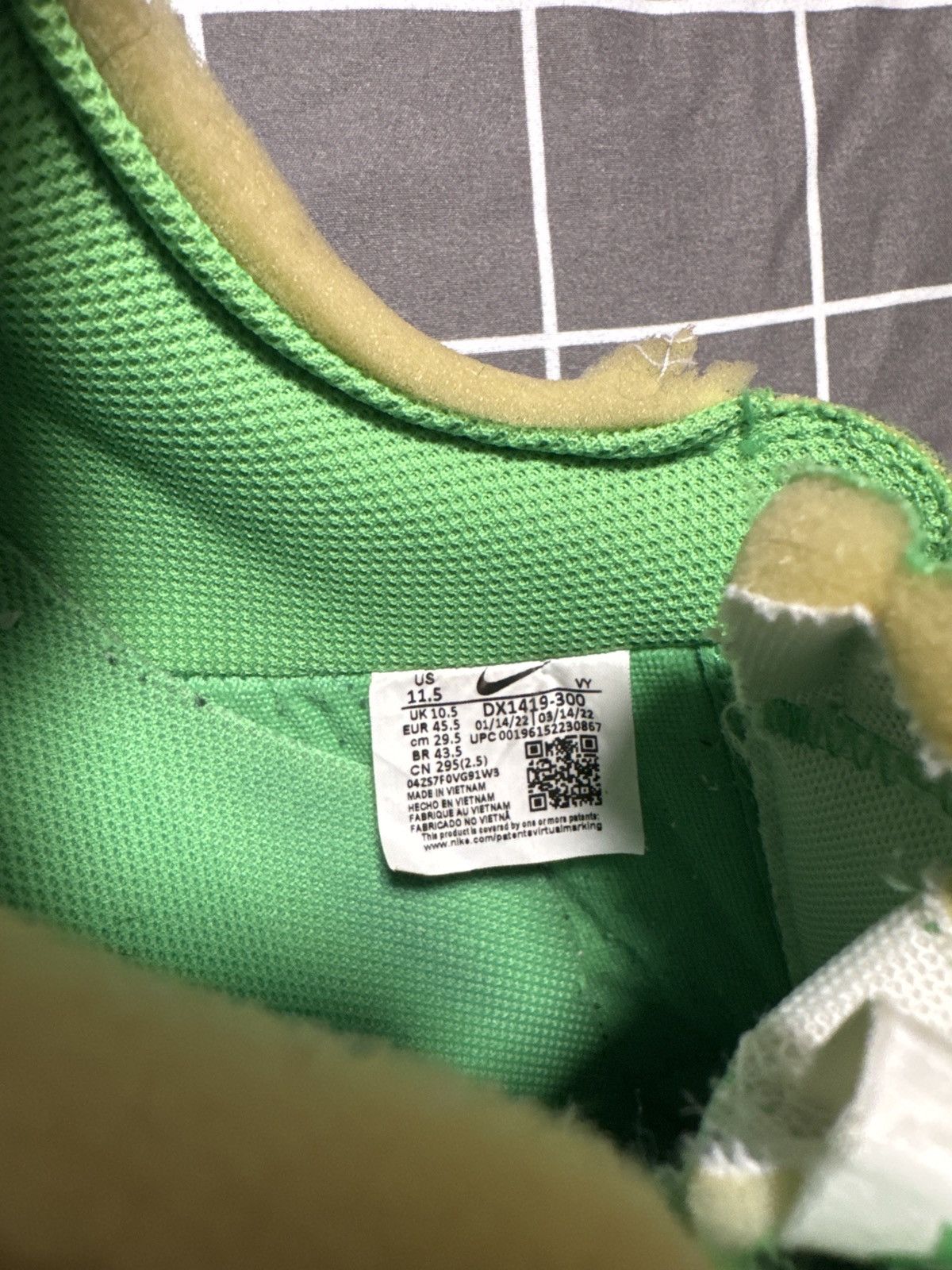 Nike × Off-White × Virgil Abloh Off-White Nike Air Force 1 Low “Brooklyn” Size 11.5 Size US 11.5 / EU 44-45 - 13 Thumbnail