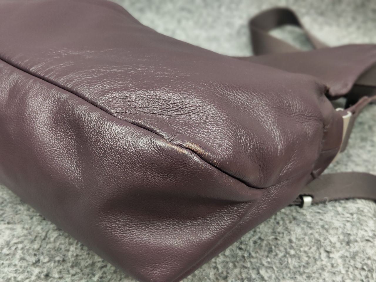 Mandarina Duck Mandarin Duck Design Dark purple leather Crossbody Bag Size ONE SIZE - 13 Thumbnail