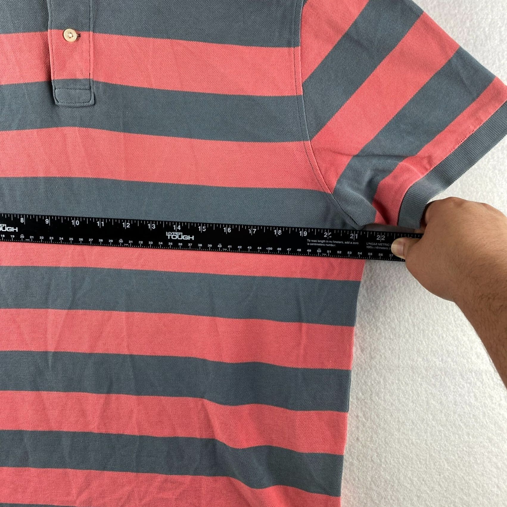 J.Crew J.CREW Polo Shirt Mens XL Striped Polo Collared Short Sleeve Multicolor 100% Cotton Regular Modern Golf Mens Size US XL / EU 56 / 4 - 5 Thumbnail