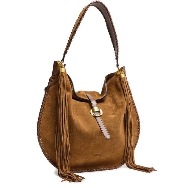 Isabel Marant Isabel Marant Oskan Soft Folk Brown Suede Shoulder Bag New A Size ONE SIZE - 2 Thumbnail