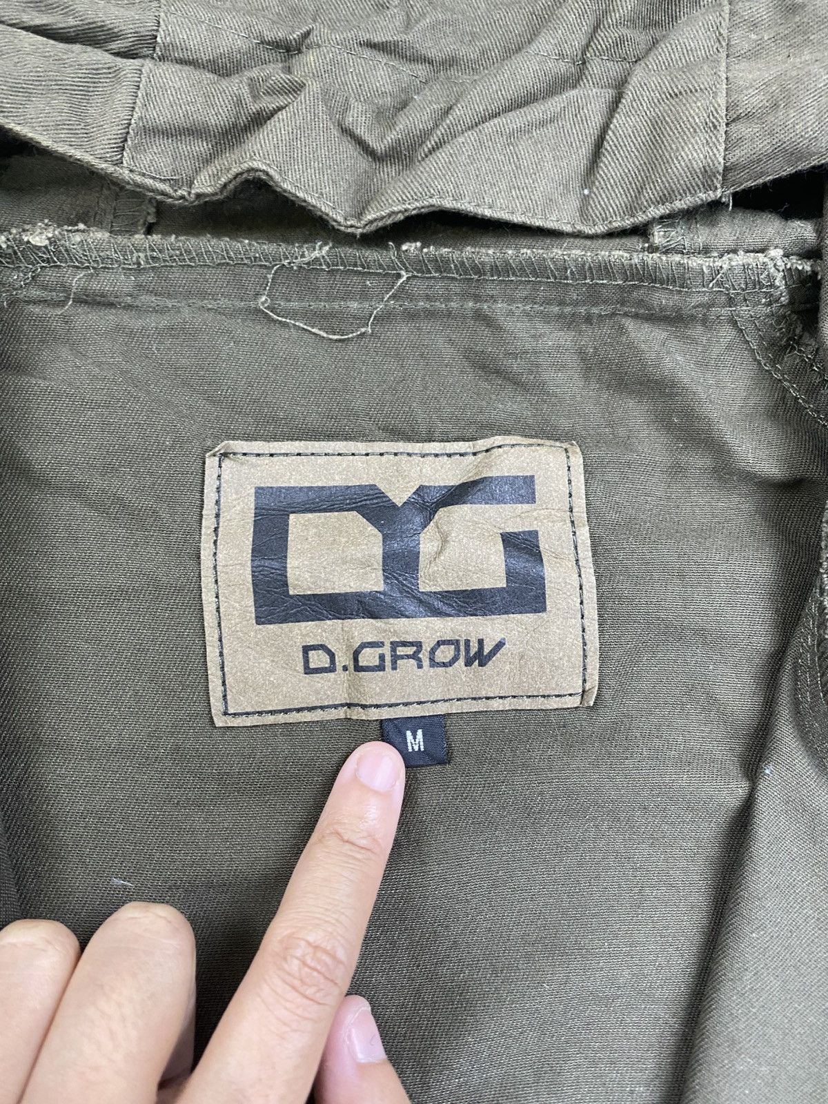 Japanese Brand × Vintage Vintage D.Grow Japan Pulover Anorak Two Tone Hoodie Jacket Size US M / EU 48-50 / 2 - 10 Thumbnail