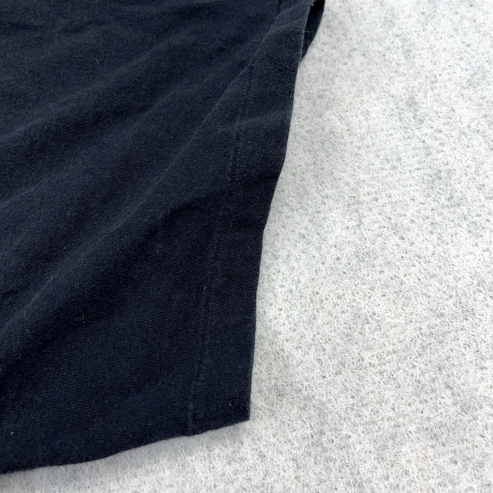 Delta VINTAGE Delta Mellow Yellow Shirt Men XL Black Tee Single Stitch 90s Sprite Soda Pop B Shirt XL Black 90s Rock Retro Mens Size US XL / EU 56 / 4 - 7 Thumbnail