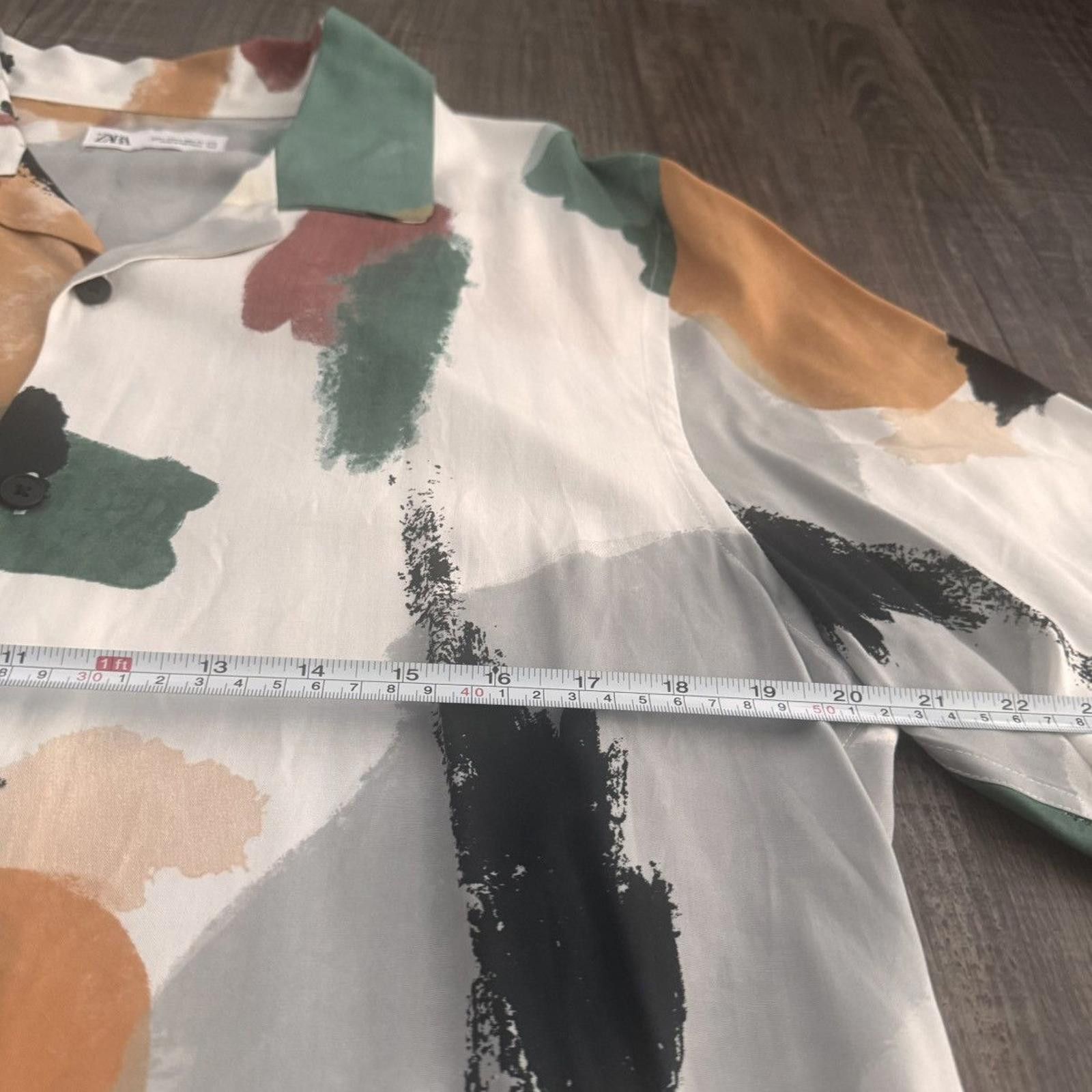 Zara ZARA • Hawaiian Shirt (L) Size US L / EU 52-54 / 3 - 4 Thumbnail
