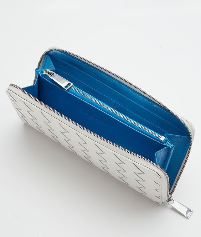 Bottega Veneta o1loc1c0325 Size: OS / 593217 Zip Around Wallet in White Size ONE SIZE - 2 Thumbnail
