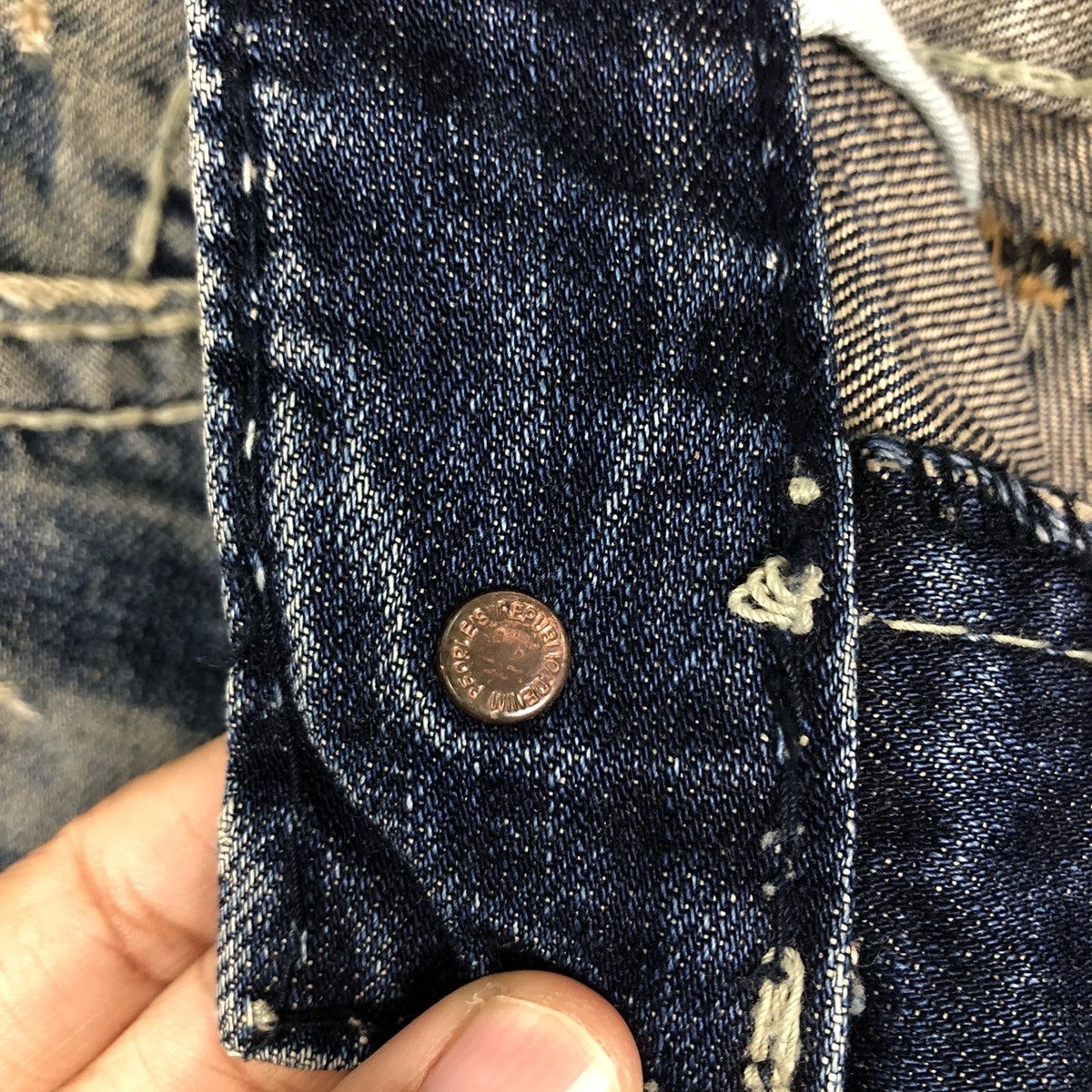 Japanese Brand 🔥Biker Jeans Rider Denim People & Republic Issey Miyake Size US 32 / EU 48 - 17 Thumbnail