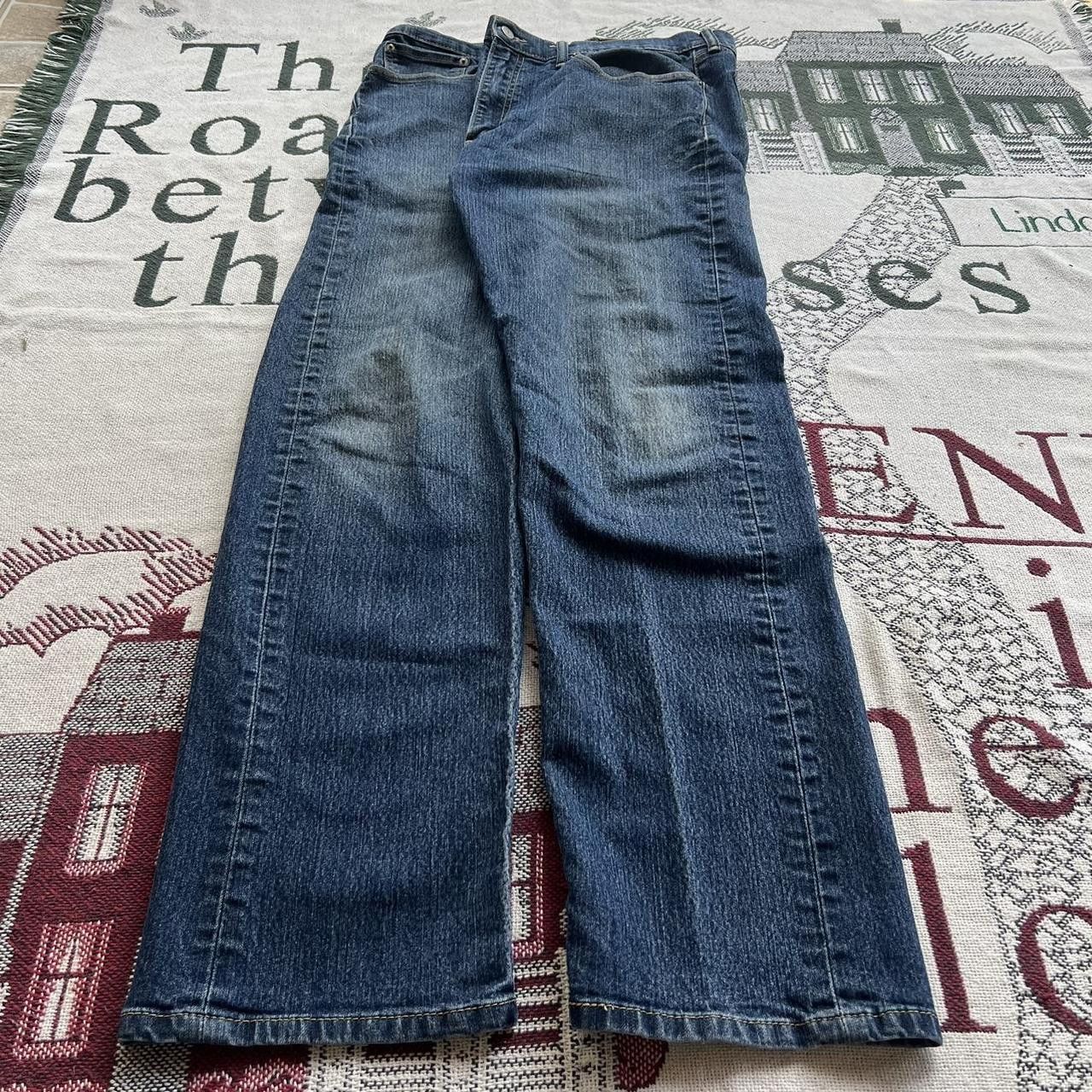 Vintage Vintage Y2K/2000s Baggy Grunge Dark wash Levi’s Denim Jeans! Size US 36 / EU 52 - 3 Thumbnail