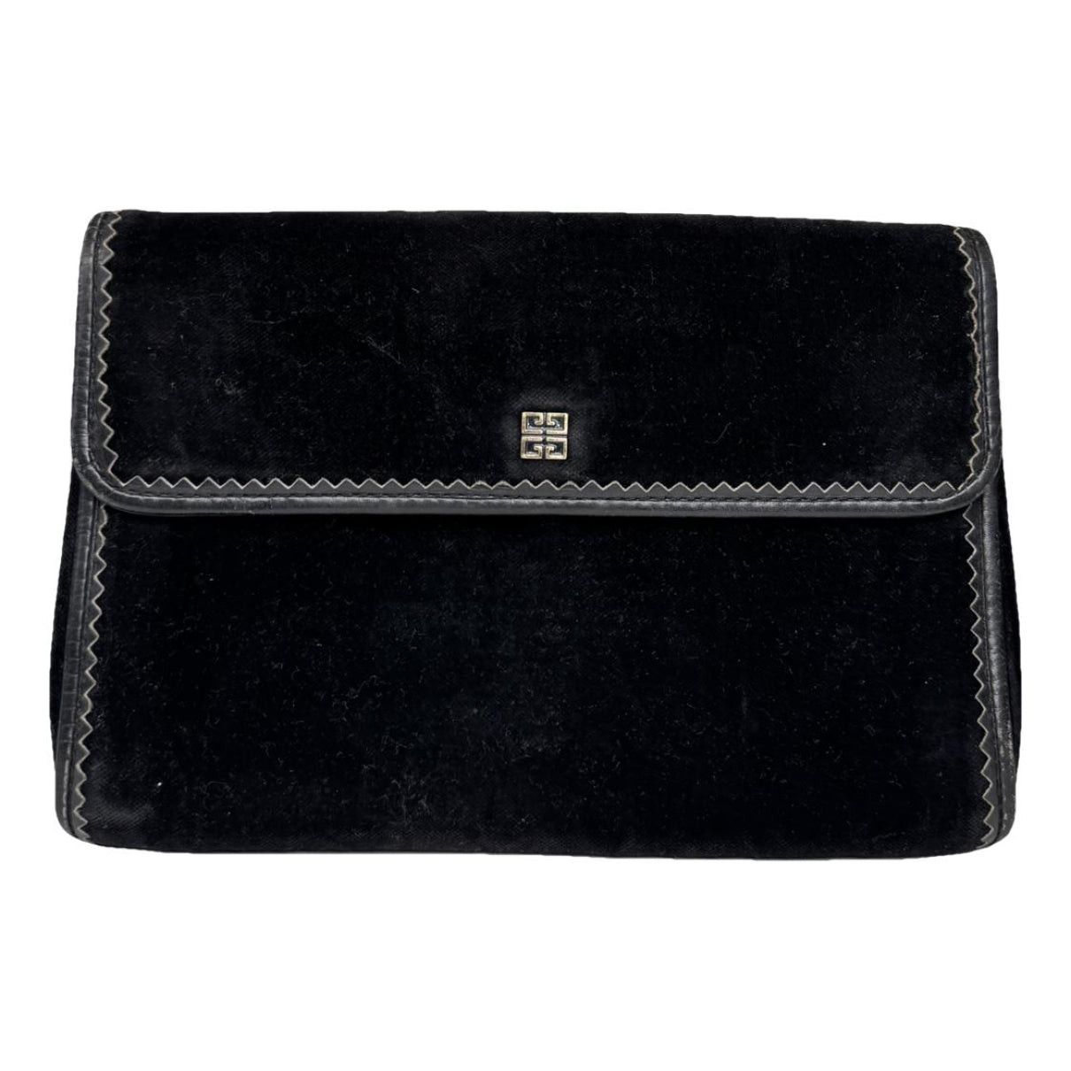Givenchy Bow Cut Black Leather Clutch Bag Size ONE SIZE - 1 Thumbnail