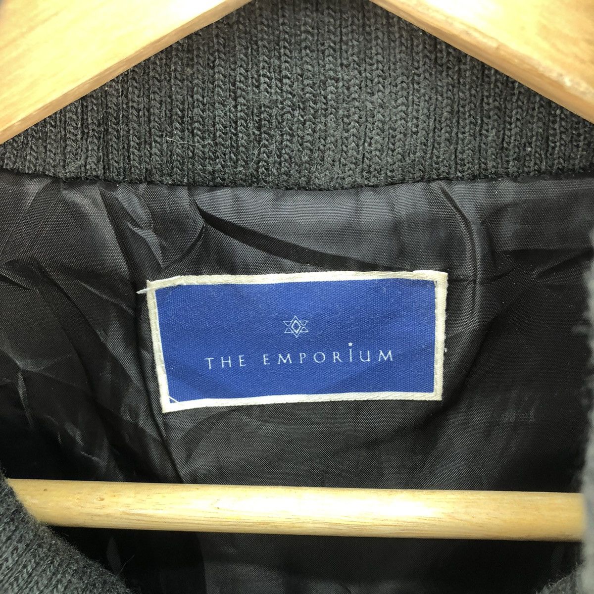 Japanese Brand The Emporium High Neck Wool Zipper Jacket Size US XS / EU 42 / 0 - 17 Thumbnail