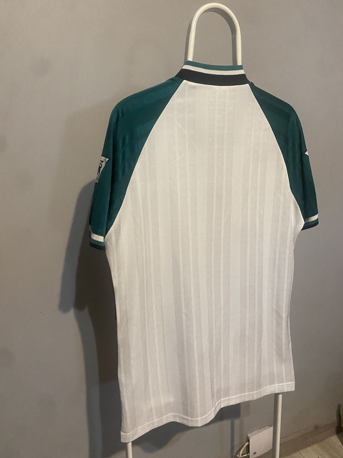 Vintage Adidas Equipment Liverpool 1993 1995 Away Shirt Jersey Size US L / EU 52-54 / 3 - 6 Thumbnail