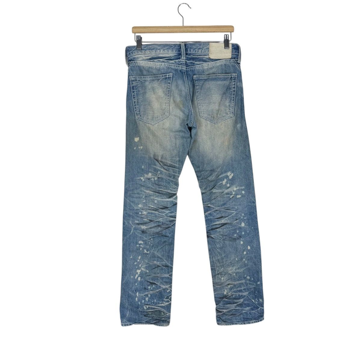 Urban Outfitters 🌟URBAN CRAFT DENIM PAINT SPLATTER PANTS Size US 32 / EU 48 - 7 Thumbnail
