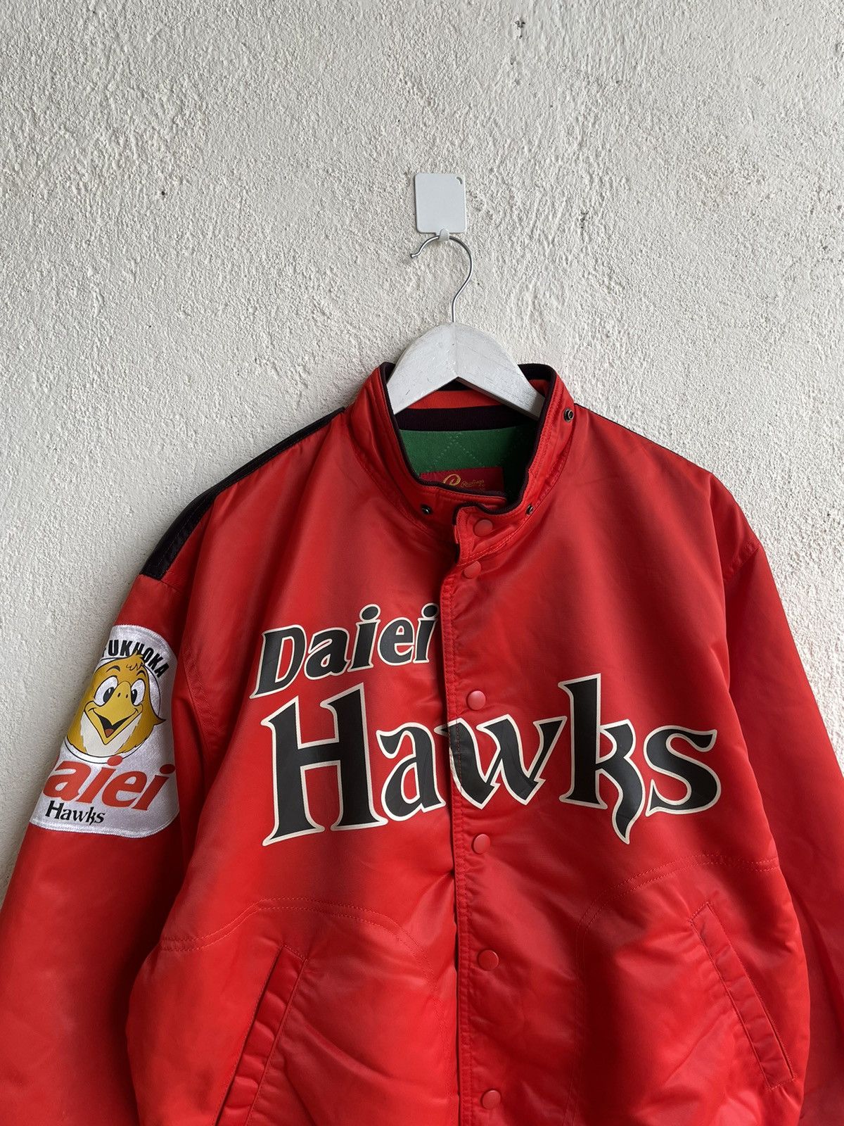 NFL 90s Hawks bomber jacket big embroiderry logo Size US XL / EU 56 / 4 - 5 Thumbnail