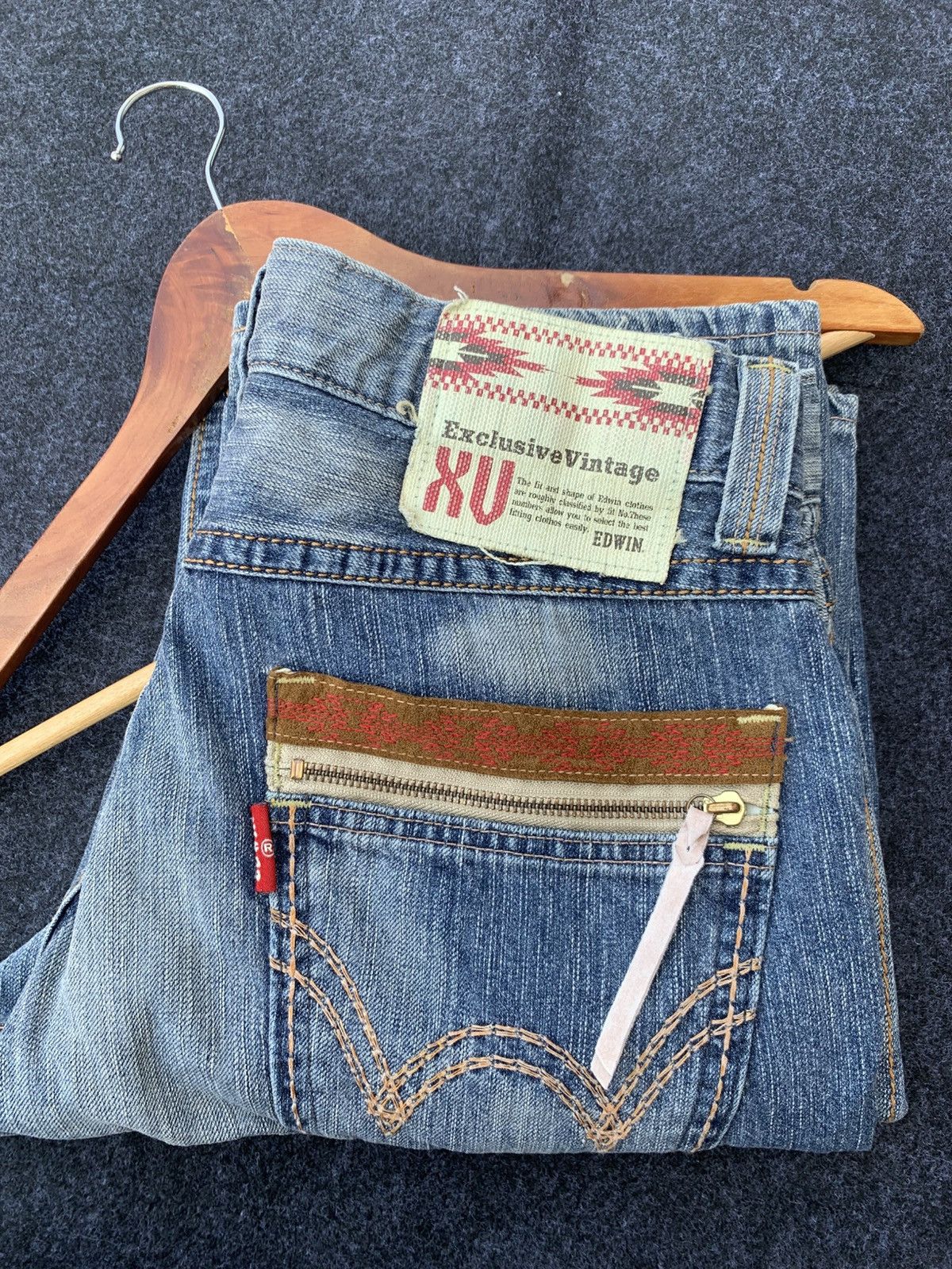 If Six Was Nine EDWIN EXCLUSIVE VINTAGE LIKE NATIVE STYLE. (32) Size US 32 / EU 48 - 9 Thumbnail