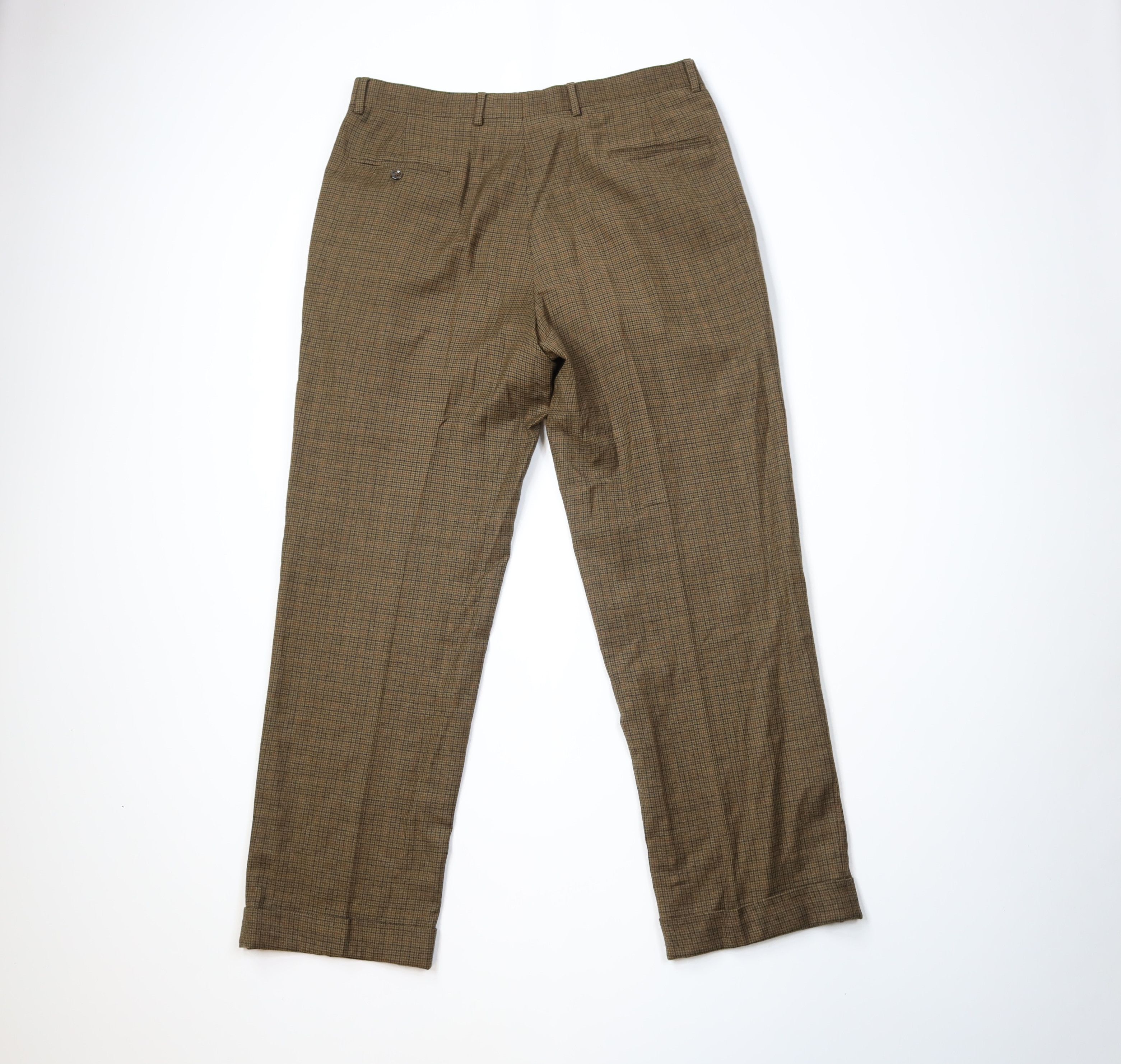 Vintage Vintage 90s Streetwear Plaid Wide Leg Chino Pants Size US 36 / EU 52 - 8 Thumbnail