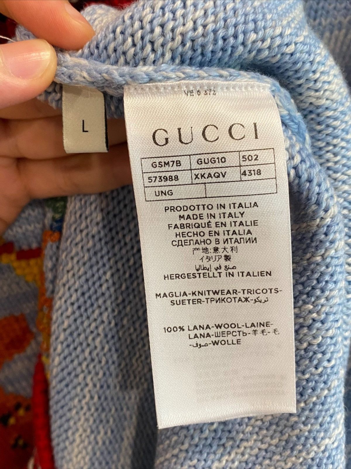 Gucci Gucci graden sweater Size US L / EU 52-54 / 3 - 4 Thumbnail