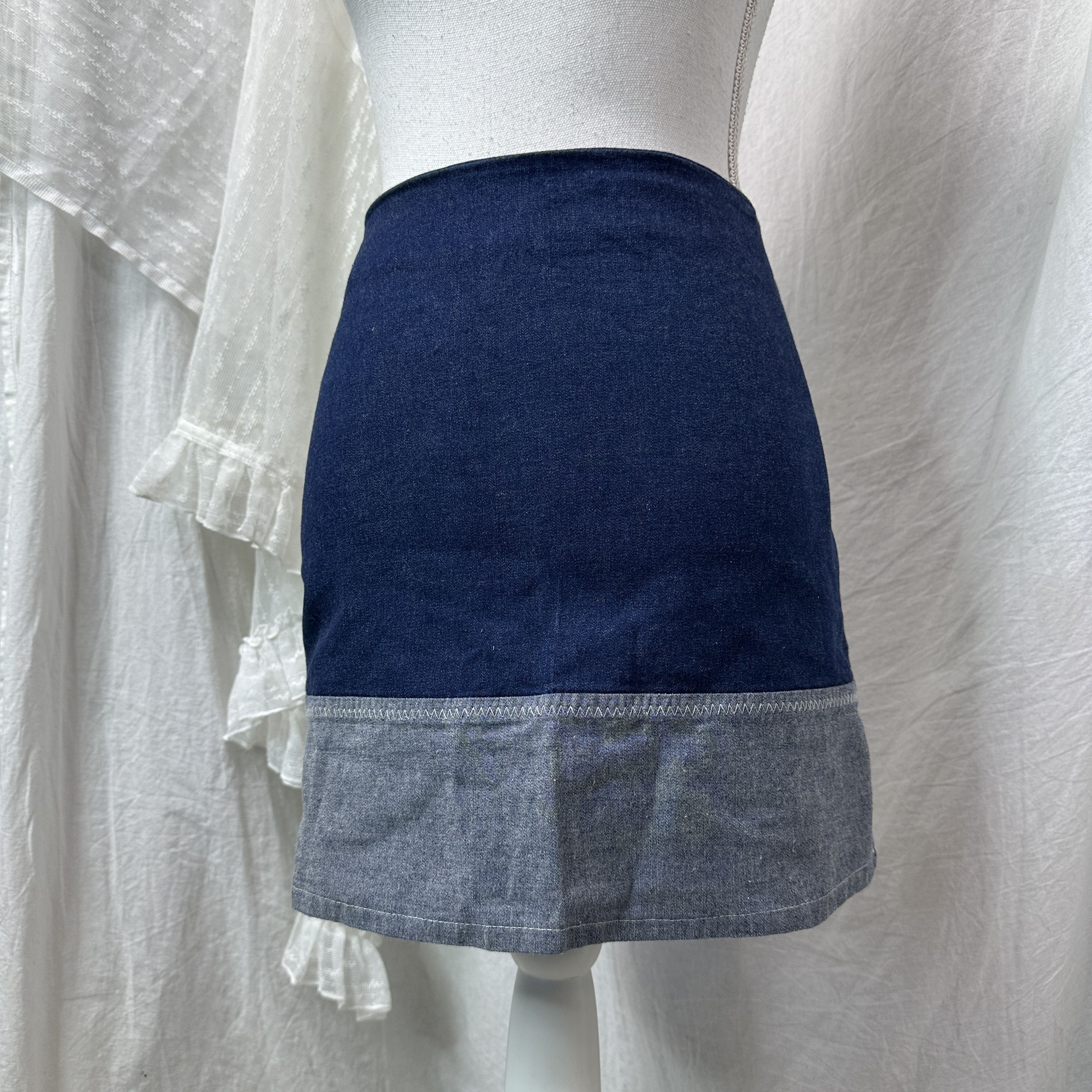 Vintage Vintage Denim Streetwear Morgan Mini Skirt Y2K Size 25" / US 0 / IT 36 - 5 Thumbnail