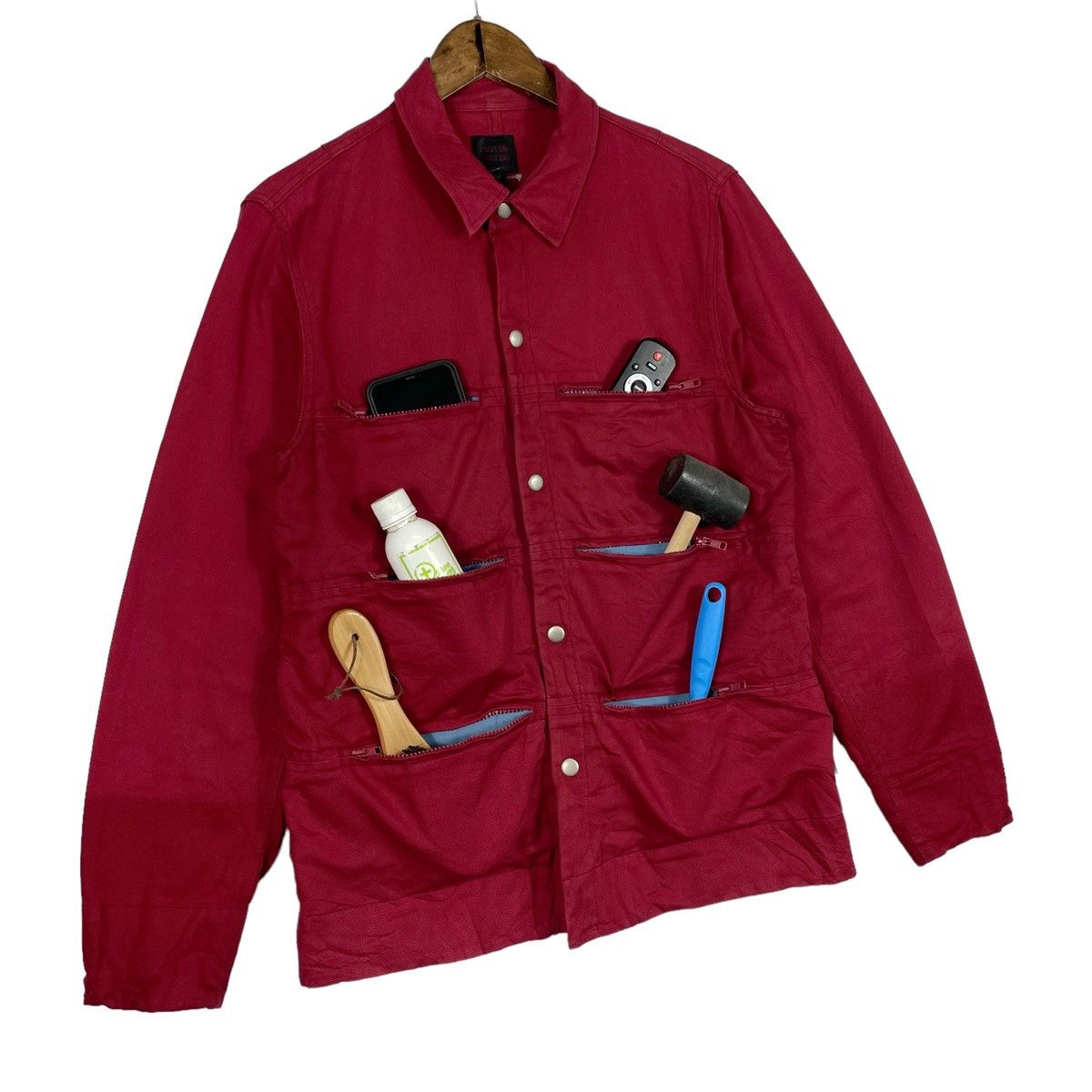Custom Culture Multi Pocket Zipper Jacket