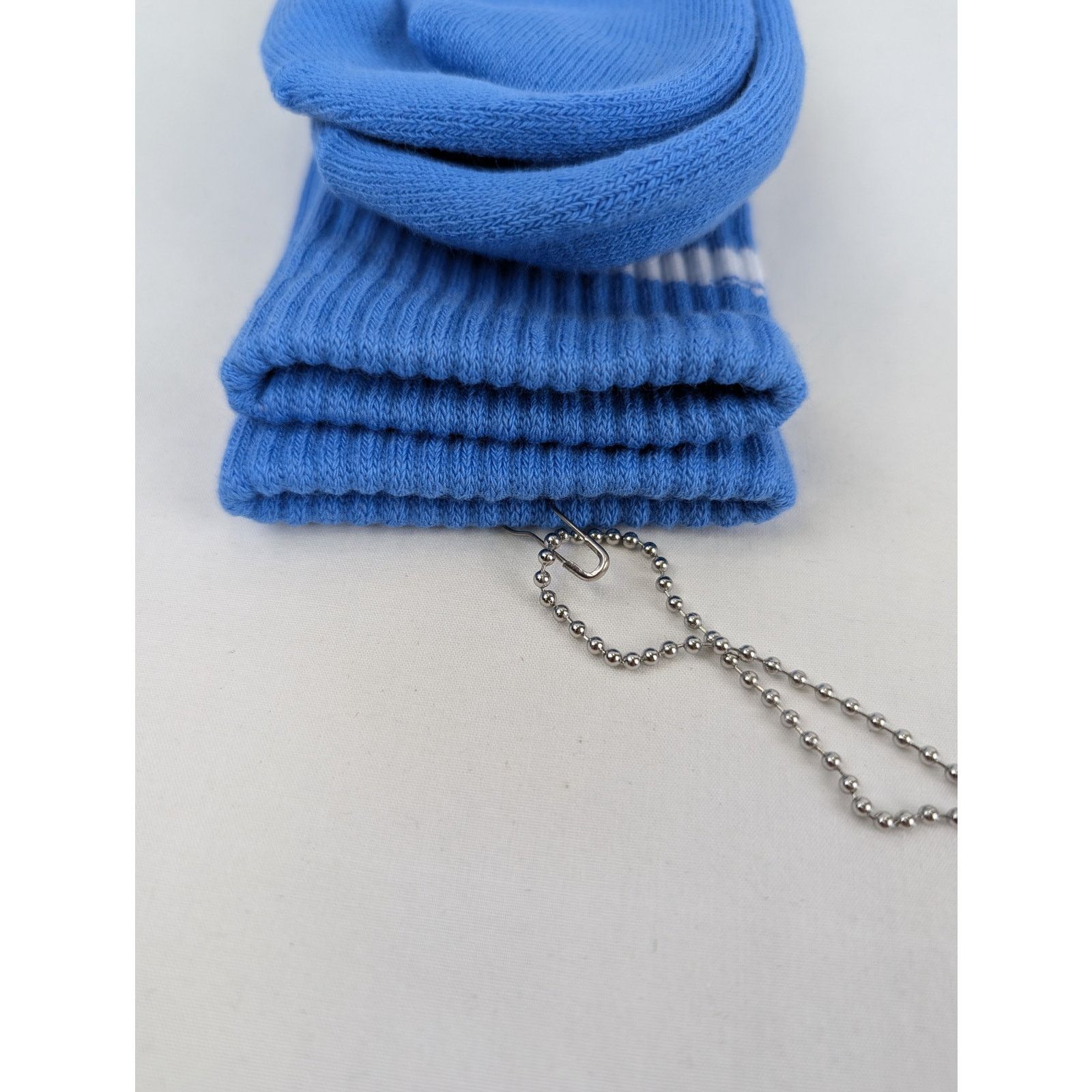 Amiri o1rshd1 Q:2 / Size: 43-44 / Solid Amiri Core Logo Socks Blue Size ONE SIZE - 10 Thumbnail