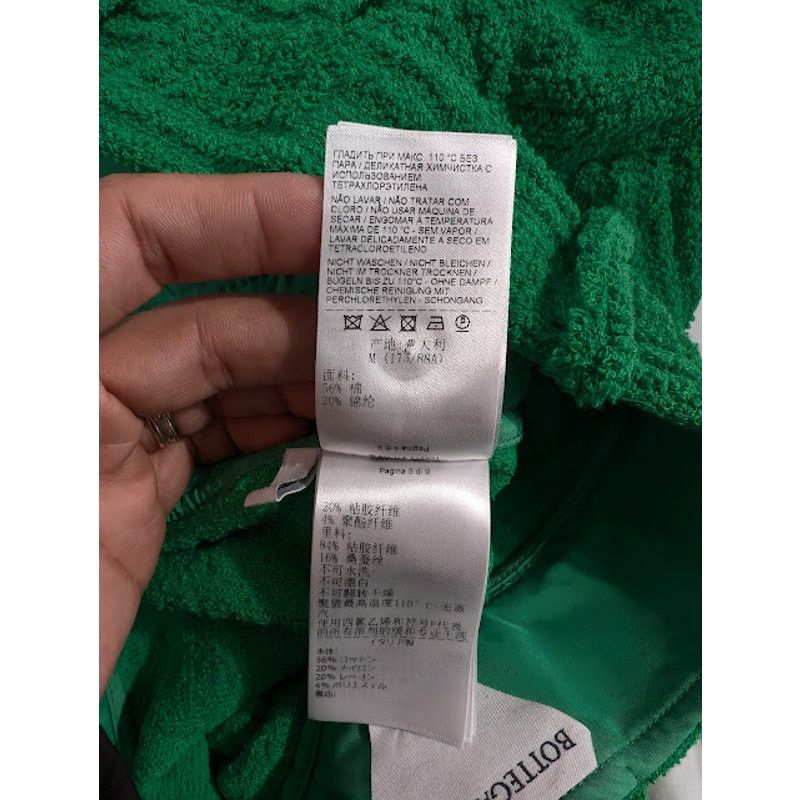 Bottega Veneta o1rshd1 MW Jacquard Towelling Knit Shorts in Parakeet Size US 32 / EU 48 - 17 Thumbnail