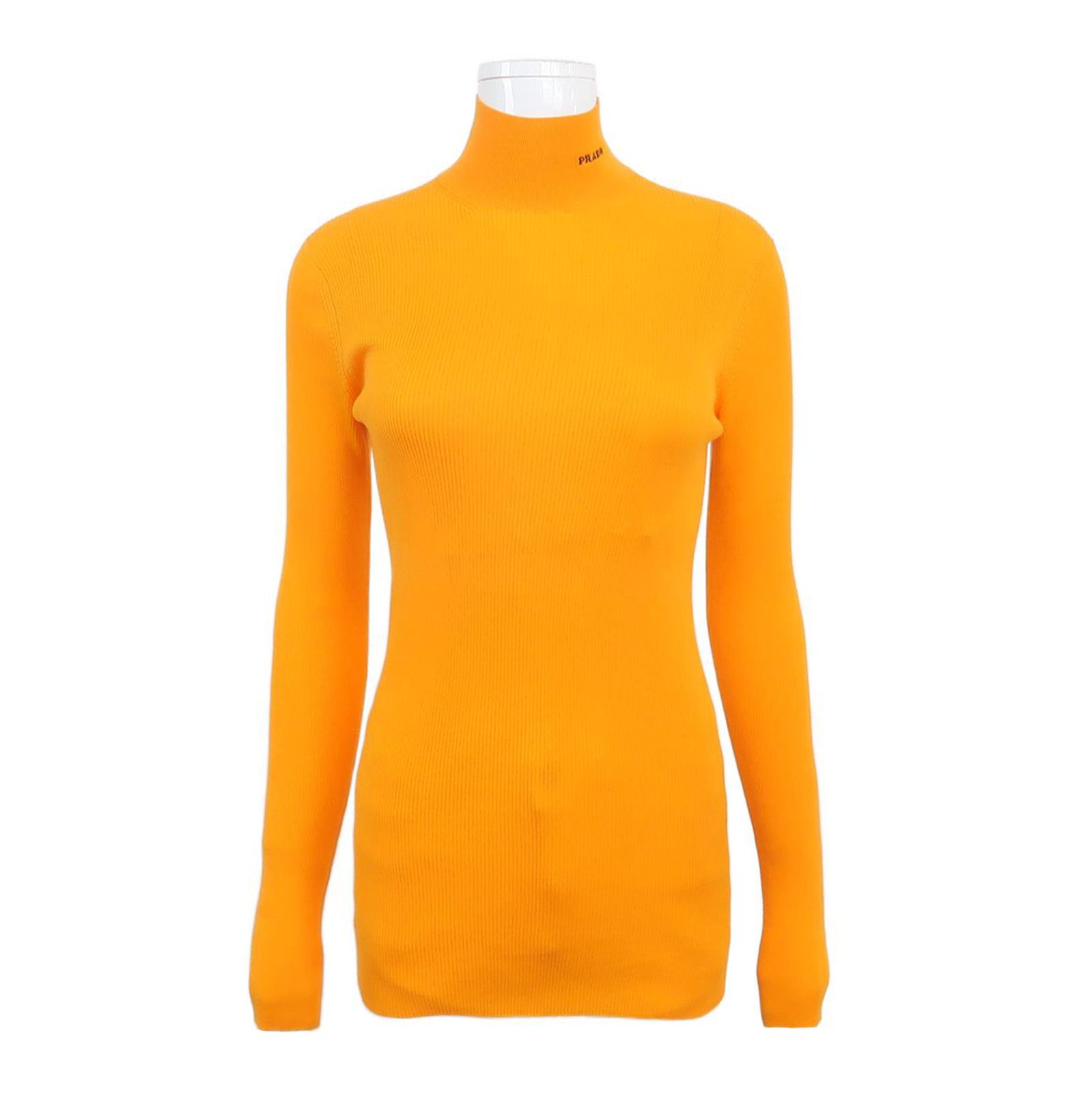 Prada Prada Solid Cotton Turtleneck Sweater 0089 Size M / US 6-8 / IT 42-44 - 1 Thumbnail