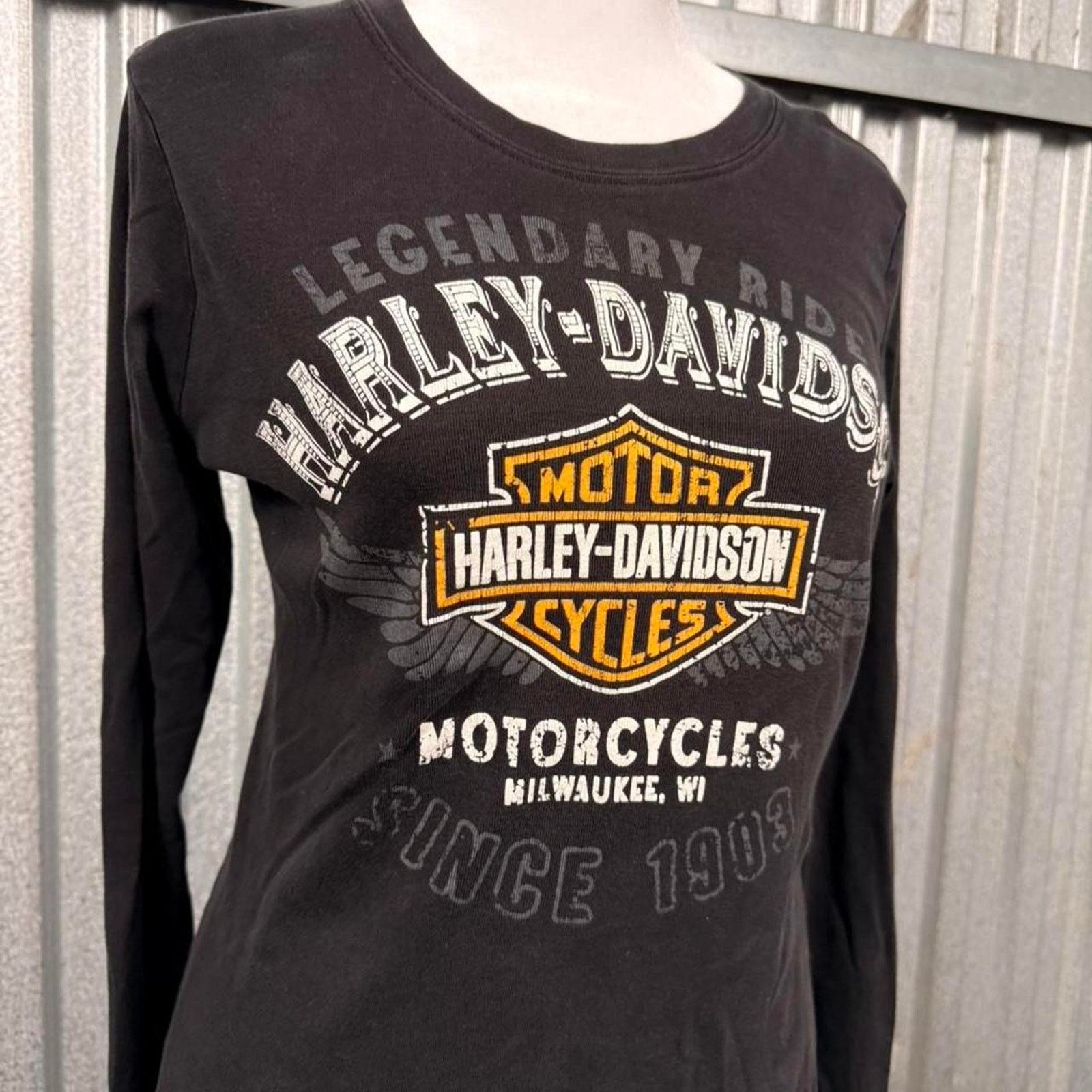 Harley Davidson Harley davidson black long sleeve Size US L / EU 52-54 / 3 - 2 Thumbnail