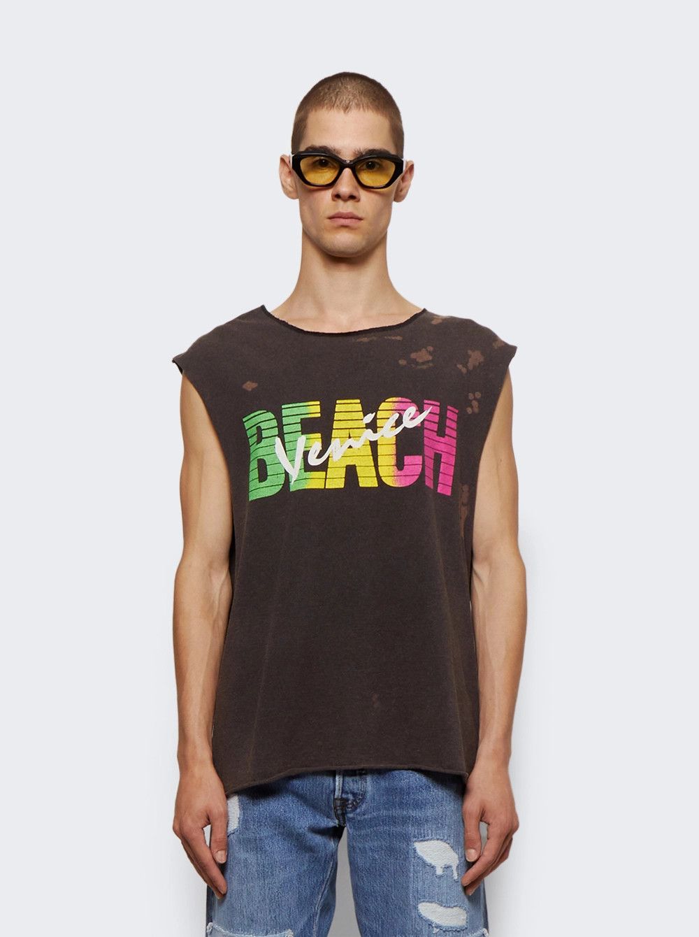 Gallery Dept. o1gr1nt0526 Muscle Beach T-Shirt in Black Size US L / EU 52-54 / 3 - 4 Thumbnail