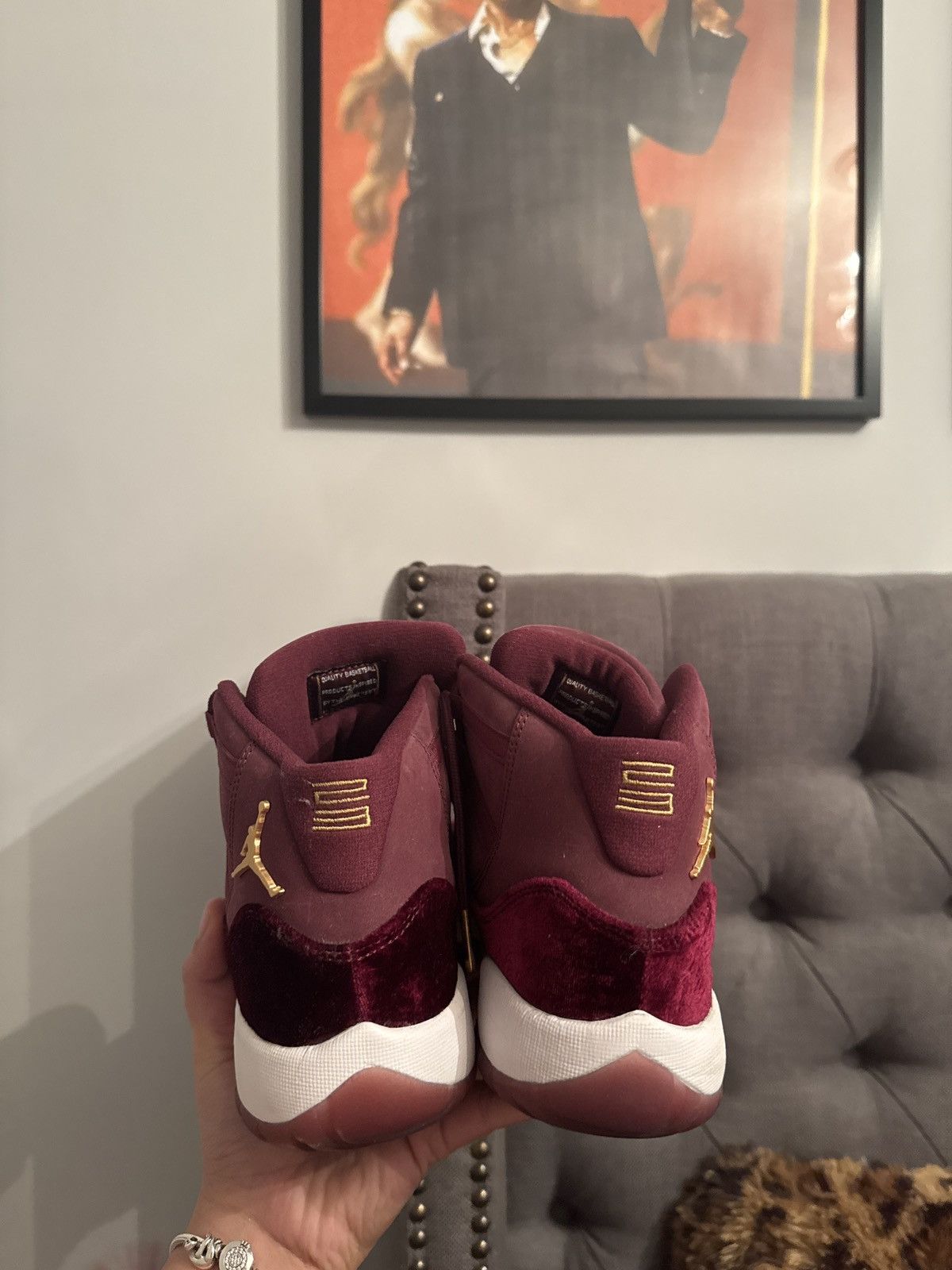 Jordan Brand Air Jordan 11 Retro Heiress Velvet Size US 6 / EU 39 - 7 Thumbnail