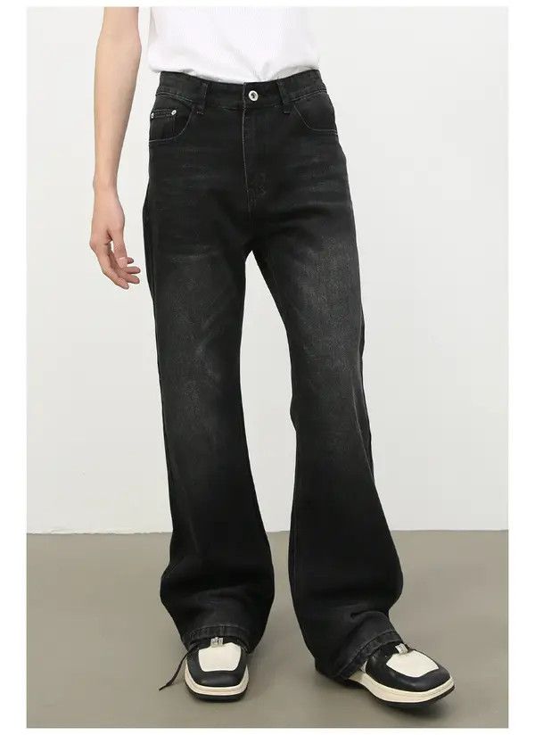 VIBE American street loose straight casual versatile flared jeans Size US 32 / EU 48 - 4 Thumbnail