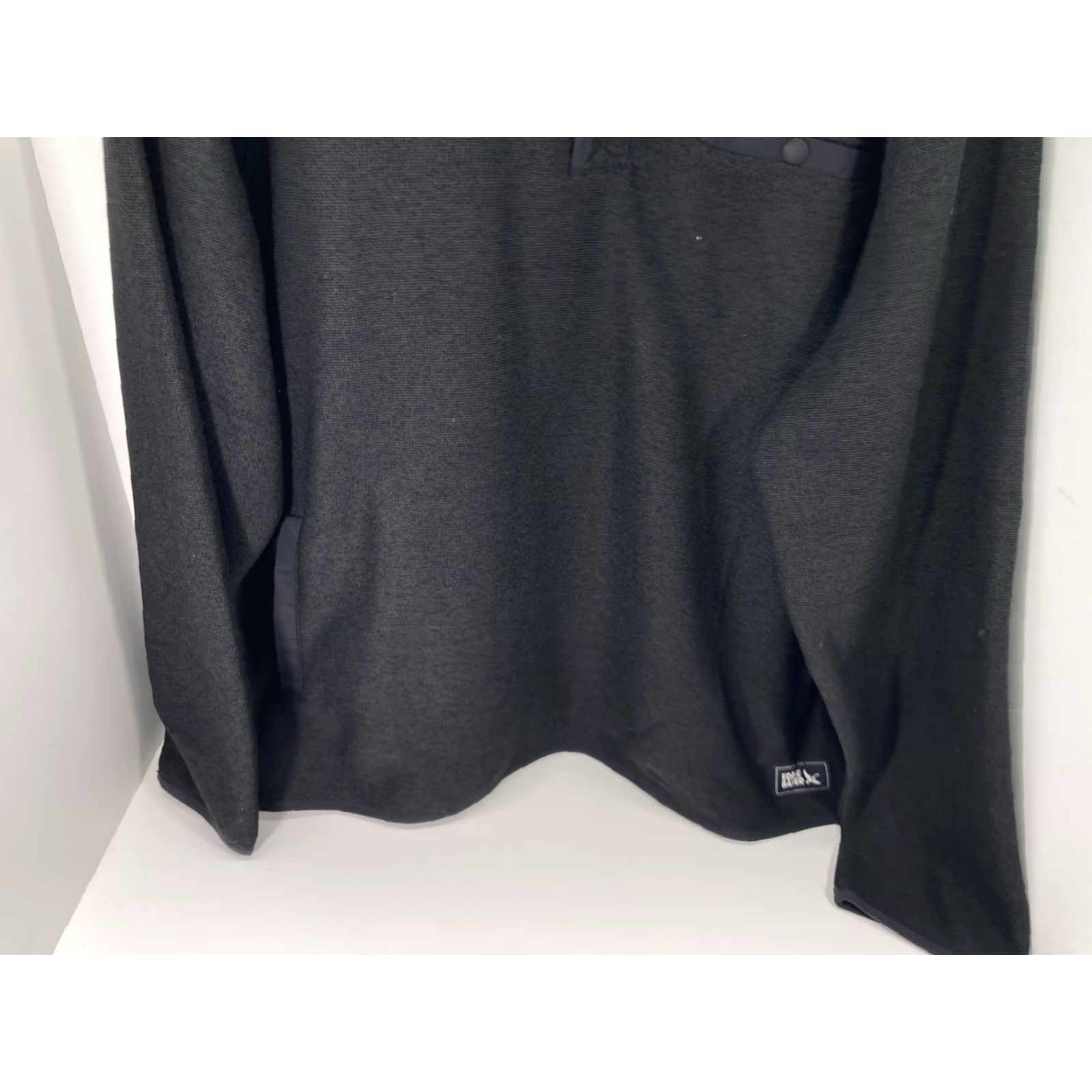 Eddie Bauer Eddie Bauer Sweater Fleece Men 2XL Black Pullover Pockets NWT Shirt 28 Inches Across Chest 30 Inches Shoulders to Waist T Snap Mock Neck Size US XXL / EU 58 / 5 - 3 Thumbnail
