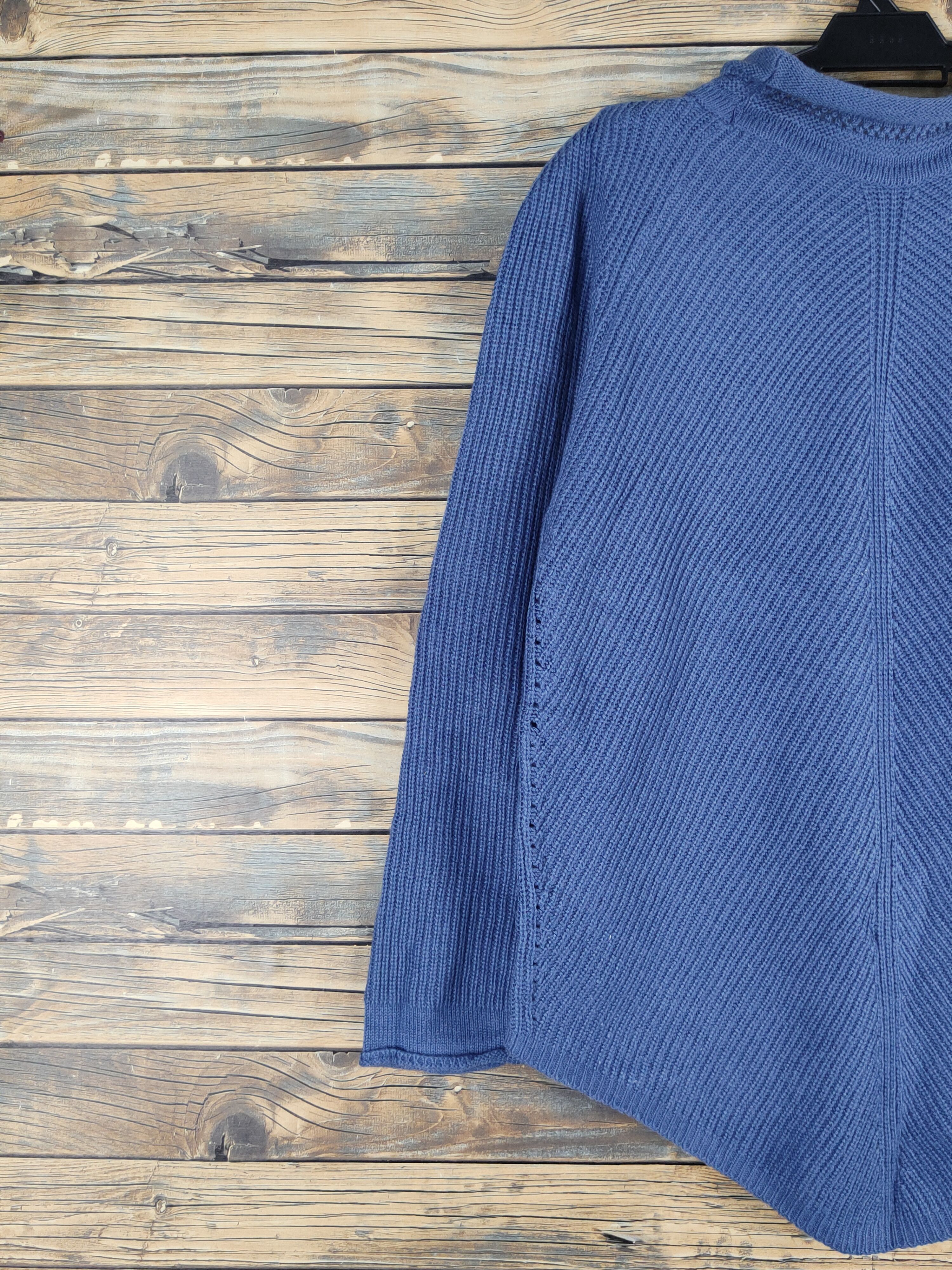 Homespun Knitwear × Japanese Brand × Vintage Japanese Brand Blue Knitwear Sweatshirts #W1145 Size L / US 10 / IT 46 - 8 Thumbnail