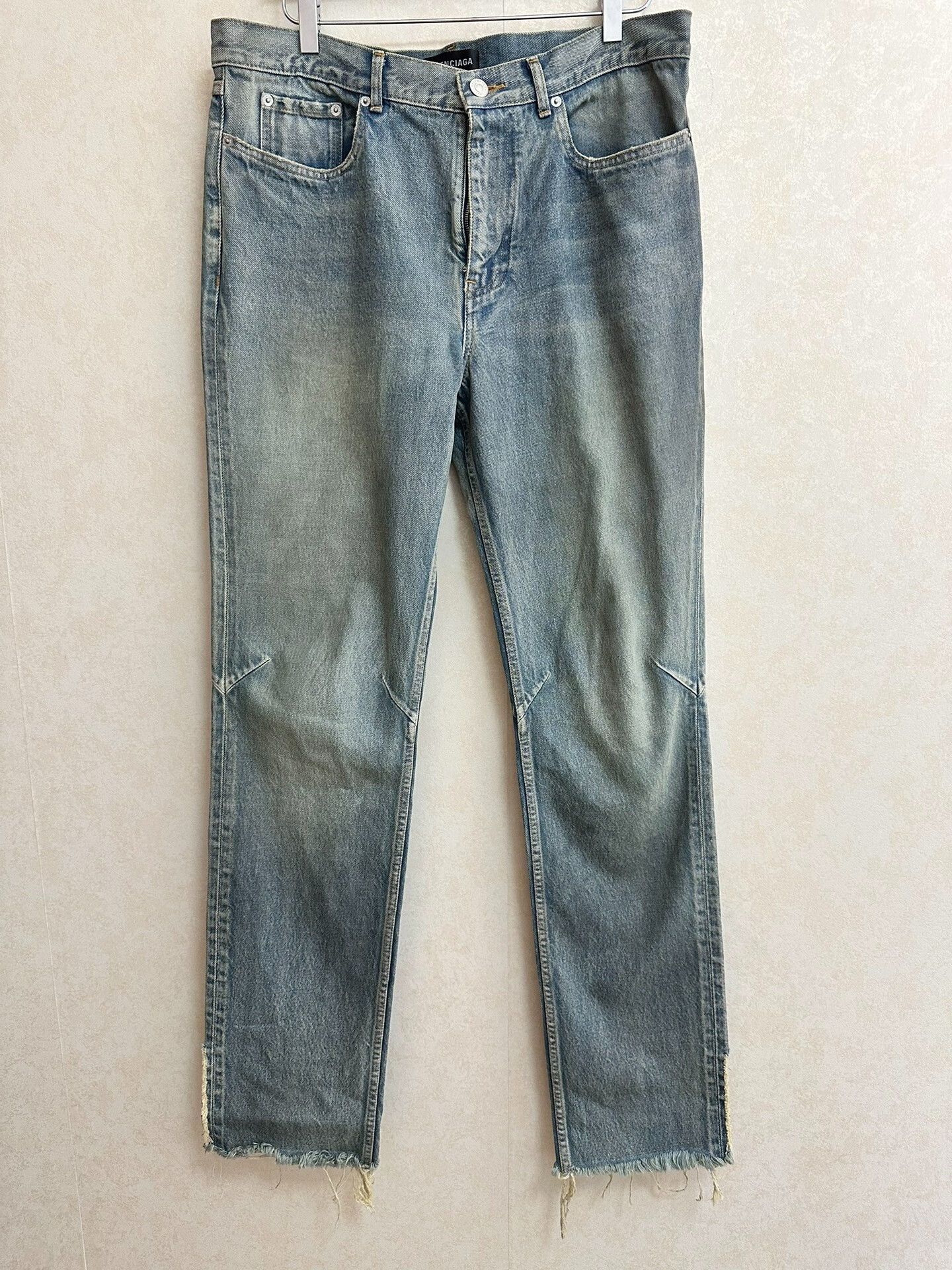 Balenciaga Balenciaga Runway Split Hem Jeans Size US 34 / EU 50 - 1 Thumbnail