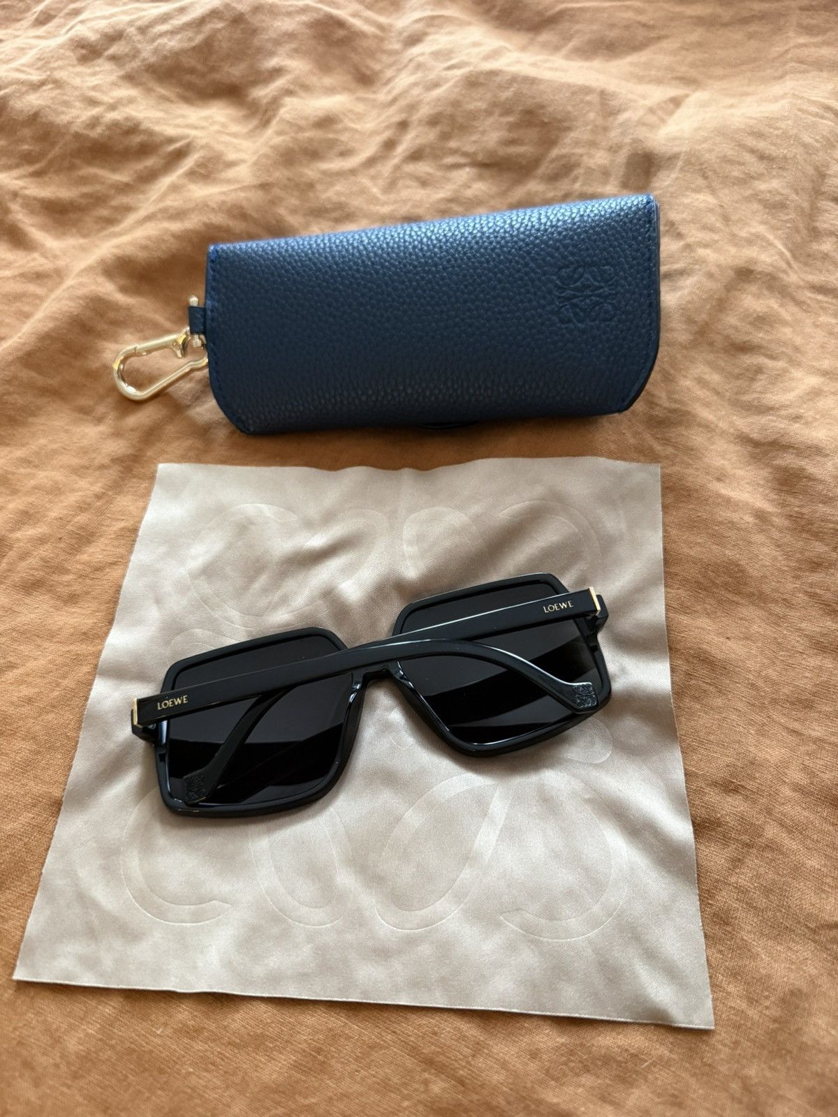 Loewe Loewe Hexagonal Sunglasses - BLACK Size ONE SIZE - 2 Thumbnail