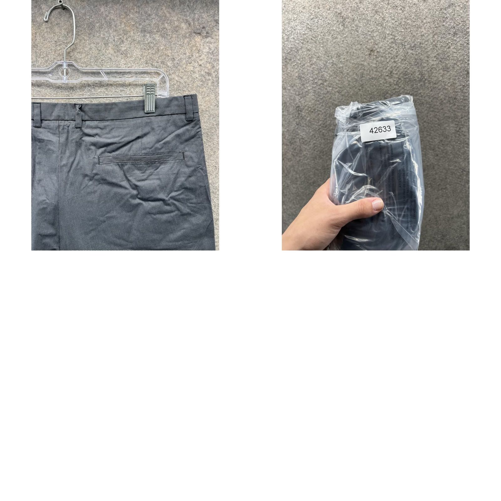 Hugo Boss Hugo Boss Shorts Mens 36 Gray Check Chino Flat Front 10 Inseam Casual Summer Mens Size US 36 / EU 52 - 9 Thumbnail