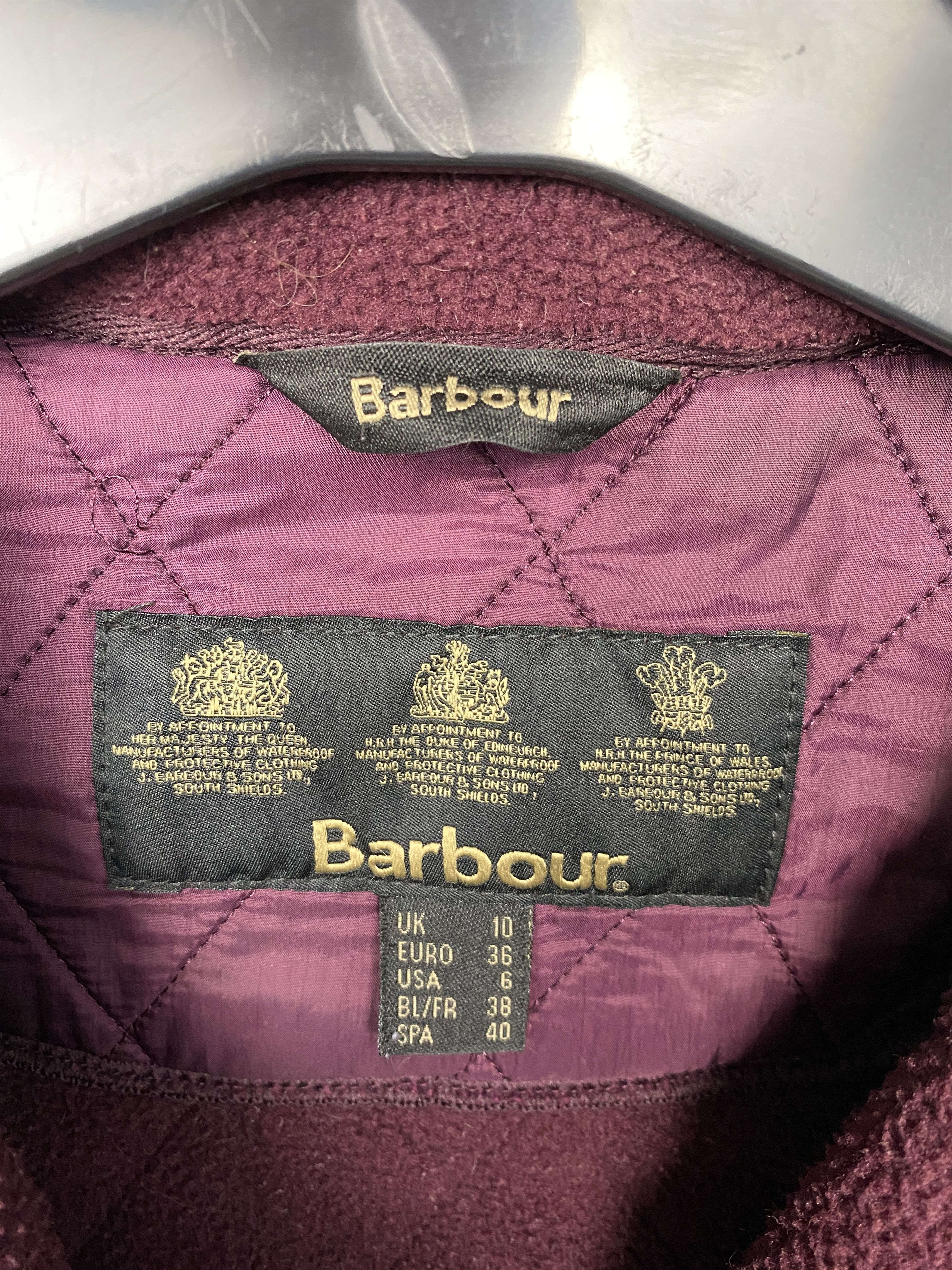 Barbour Barbour Vintage Womens Utility Quilted Jacket Size M / US 6-8 / IT 42-44 - 4 Thumbnail