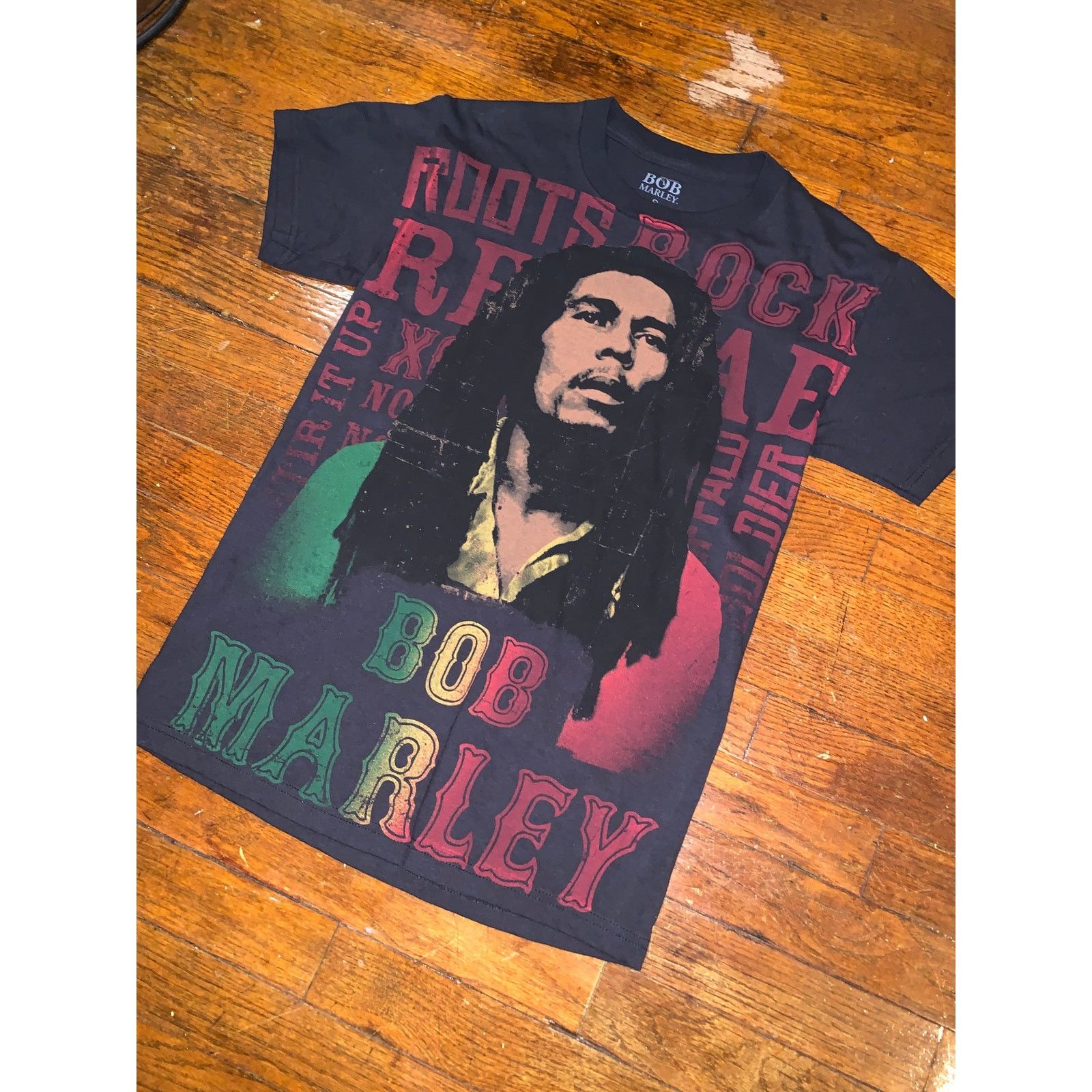 Band Tees × Bob Marley Bob Marley Roots Rock Reggae T Shirt Small Black Graphic Tee Size US S / EU 44-46 / 1 - 4 Thumbnail
