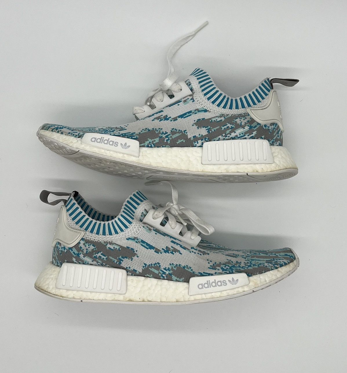 Adidas × Sneakersnstuff Sneakersnstuff x Adidas NMD_R1 primeknit “Datamosh” Size US 9.5 / EU 42-43 - 1 Thumbnail