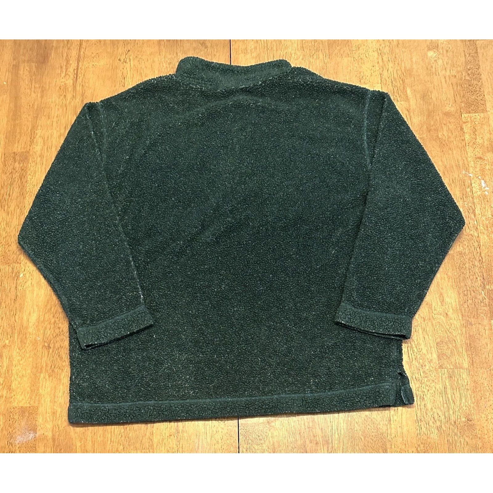 Vintage VINTAGE 90s LL Bean Fleece Pullover Jacket XL Green Mens Size US XL / EU 56 / 4 - 3 Thumbnail