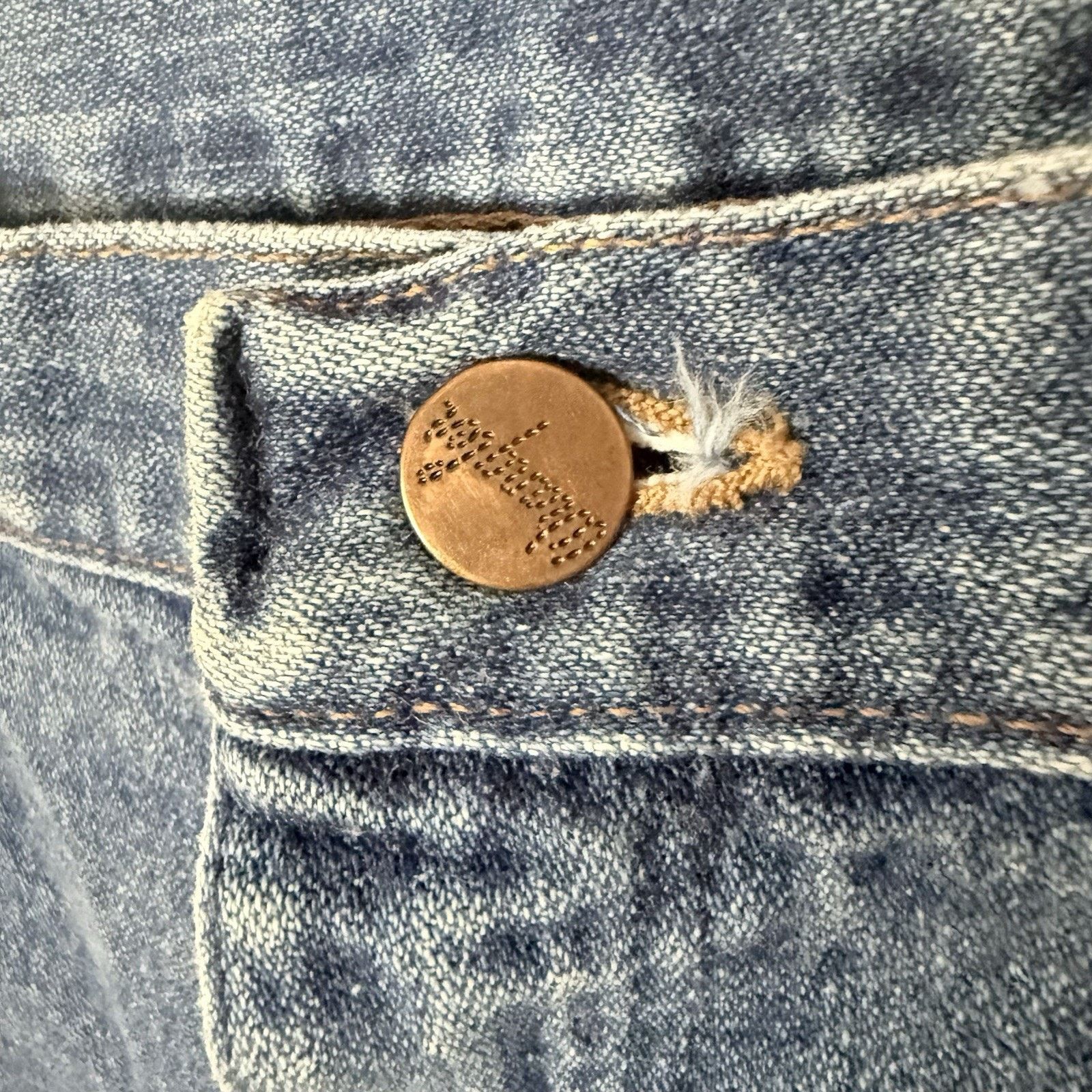 Wrangler Vintage 80s 90s Wrangler 13MWZGK Stonewash Cowboy Cut Jeans Size US 34 / EU 50 - 4 Thumbnail
