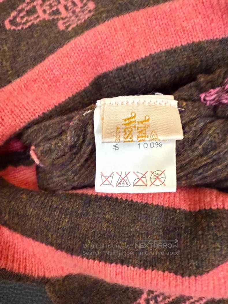 Vivienne Westwood Vivienne Westwood Pink and brown colorway - Saturn wool be Size ONE SIZE - 7 Thumbnail
