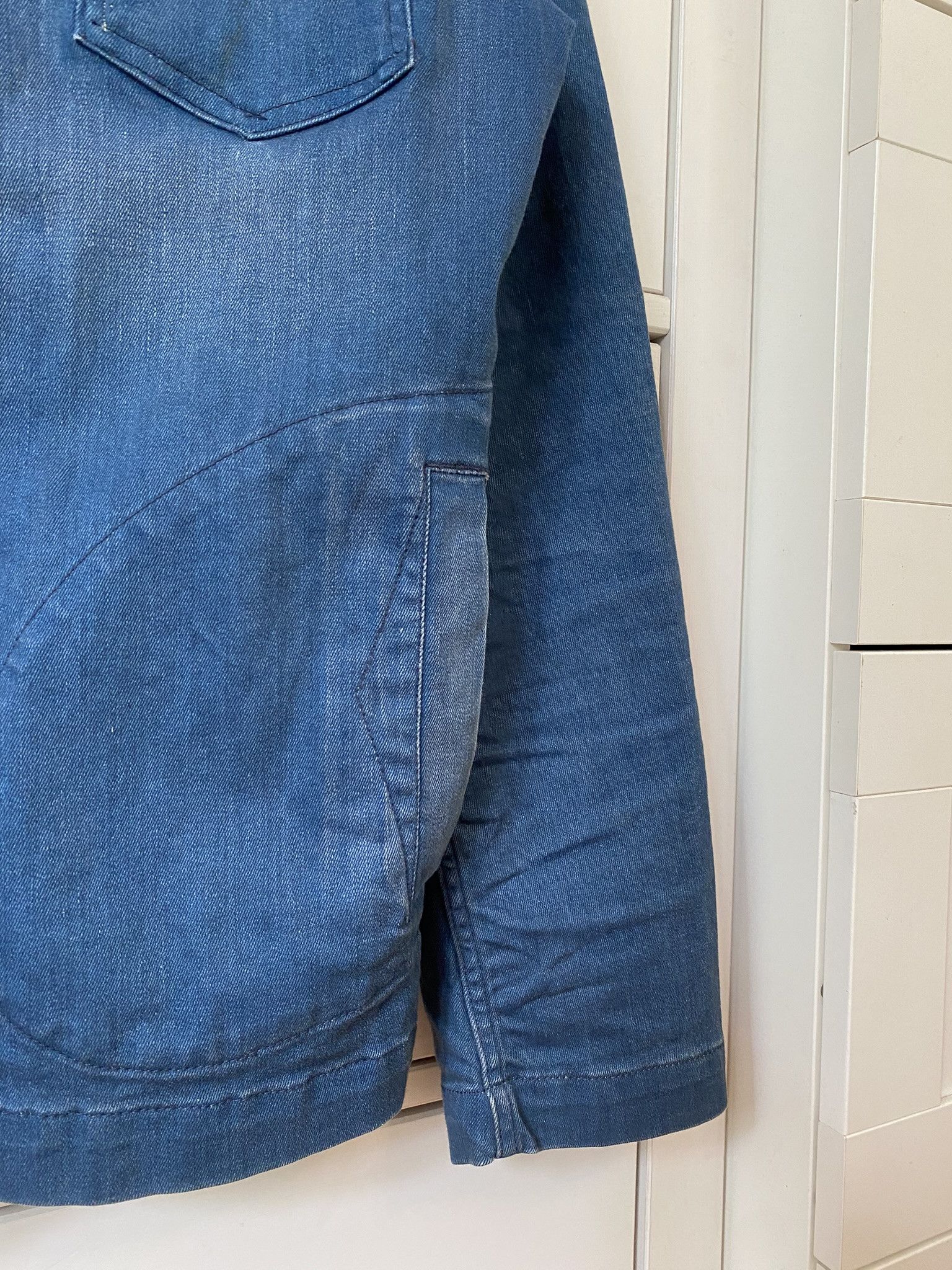 Selected Homme Vintage Washed Indigo Workwear Chore Coat Jacket Denim Size US XL / EU 56 / 4 - 9 Thumbnail