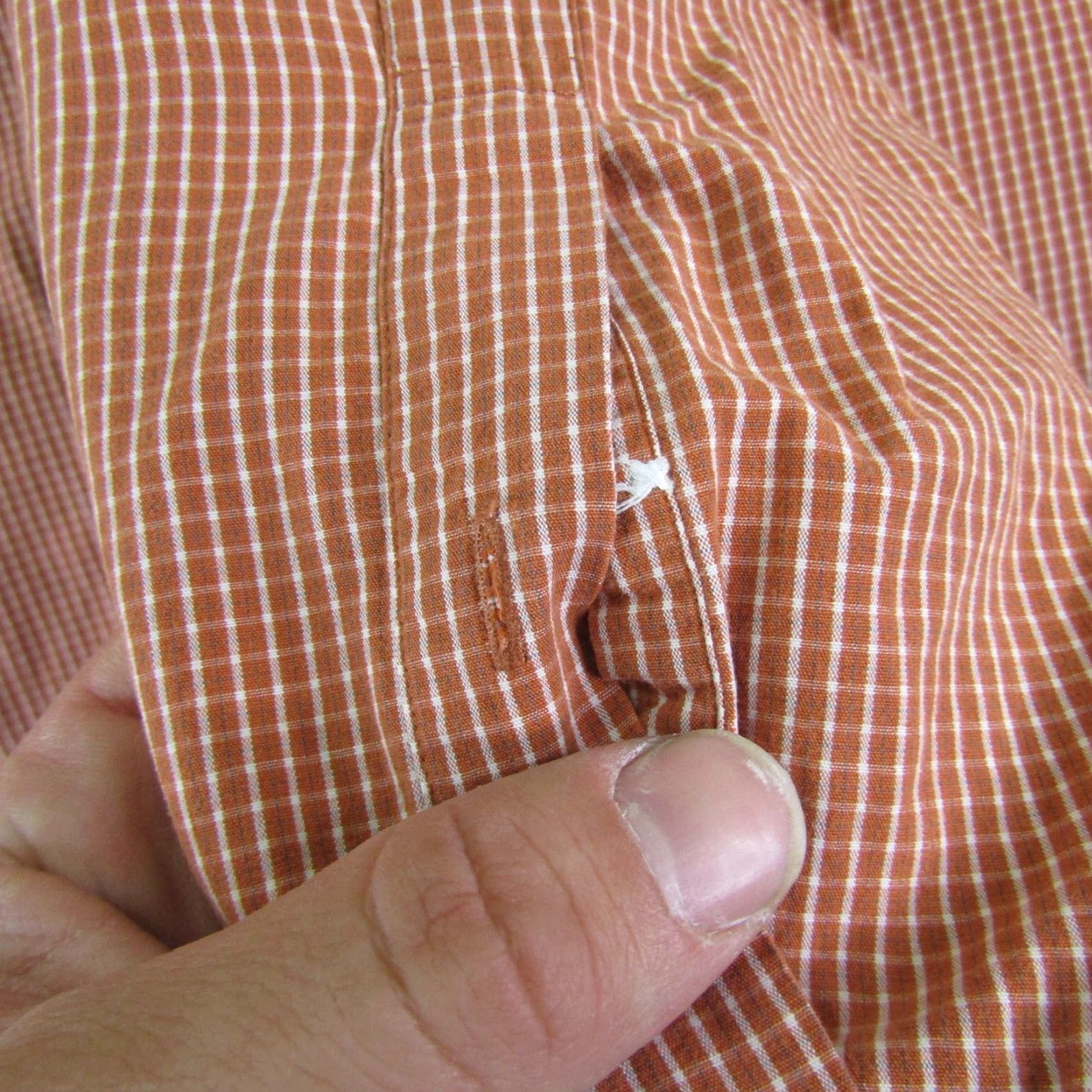 Brooks Brothers Brooks Brothers Shirt Mens XL Orange Plaid Button-Up Collared Long Sleeve Button-Down Casual Workwear Size US XL / EU 56 / 4 - 4 Thumbnail