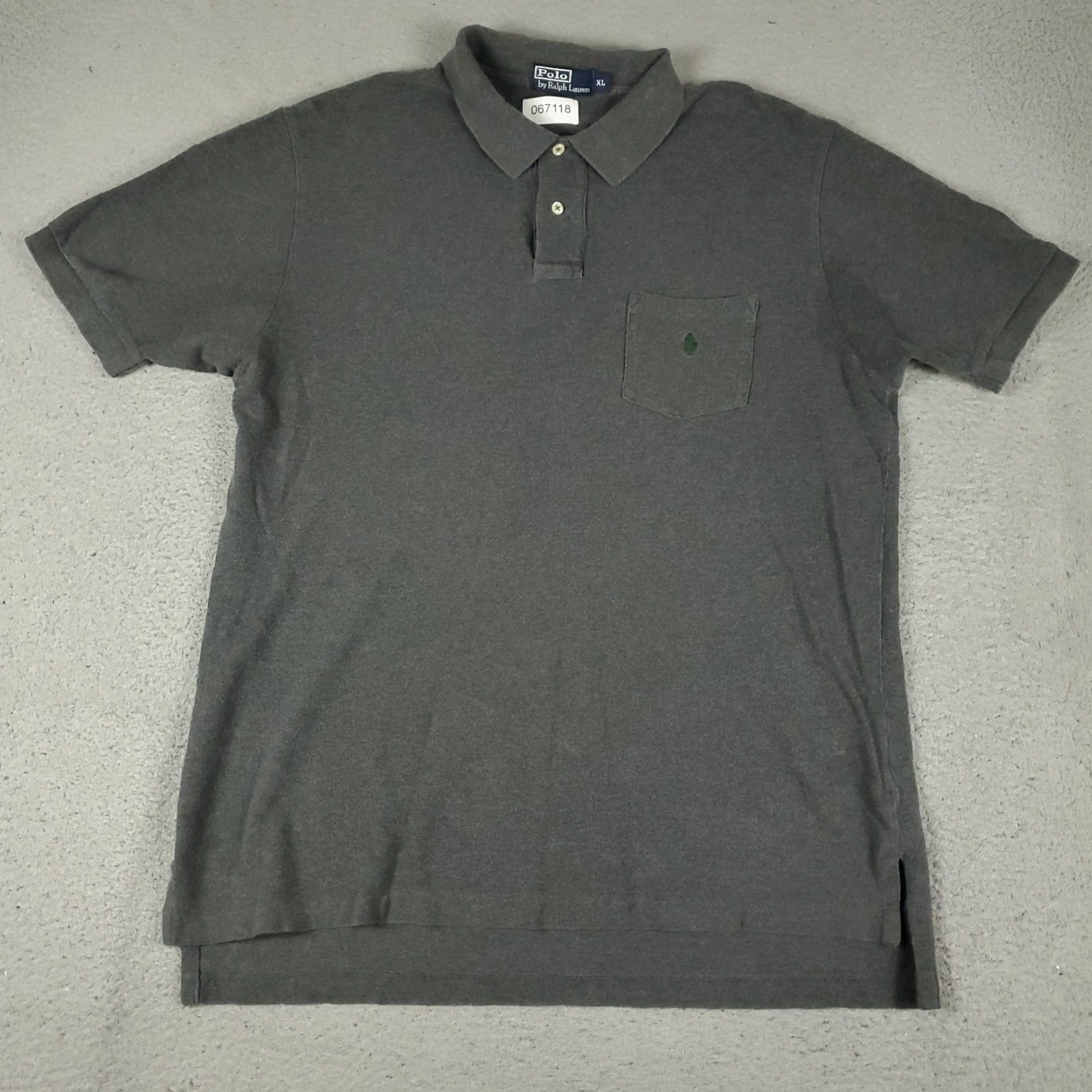 Ralph Lauren Ralph Lauren Polo Shirt Mens XL Gray Pony Casual Short Sleeve Polo Size US XL / EU 56 / 4 - 3 Thumbnail