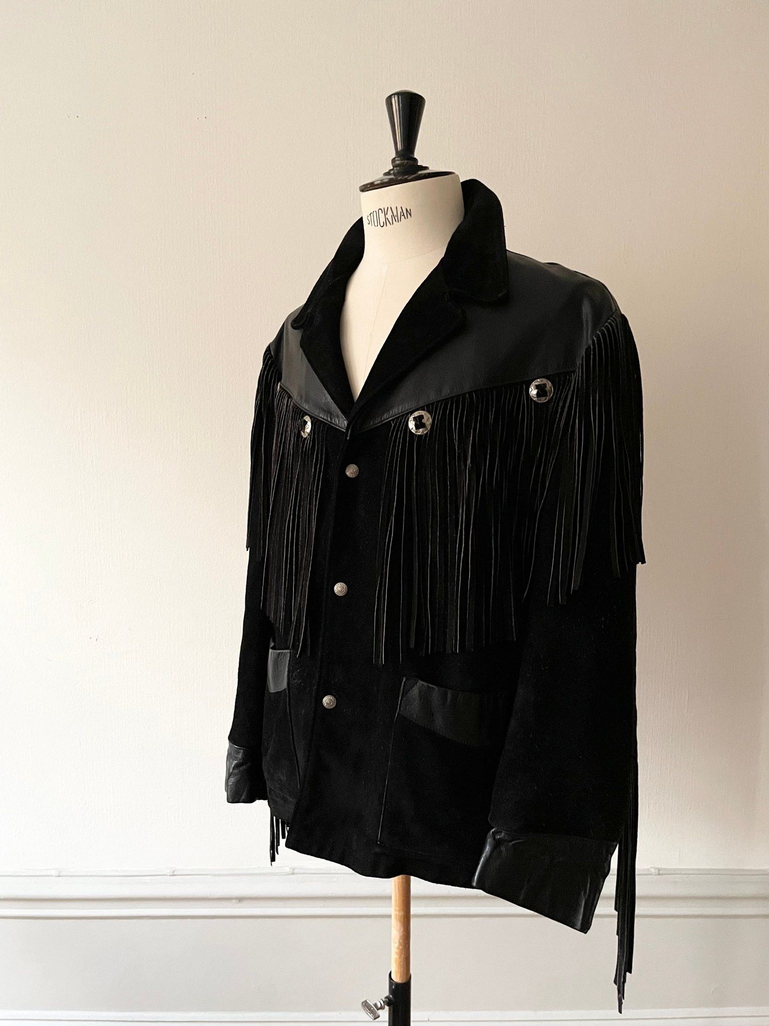 Schott 1980's Schott N.Y.C. Fringe Leather Jacket - Large Size US L / EU 52-54 / 3 - 2 Thumbnail
