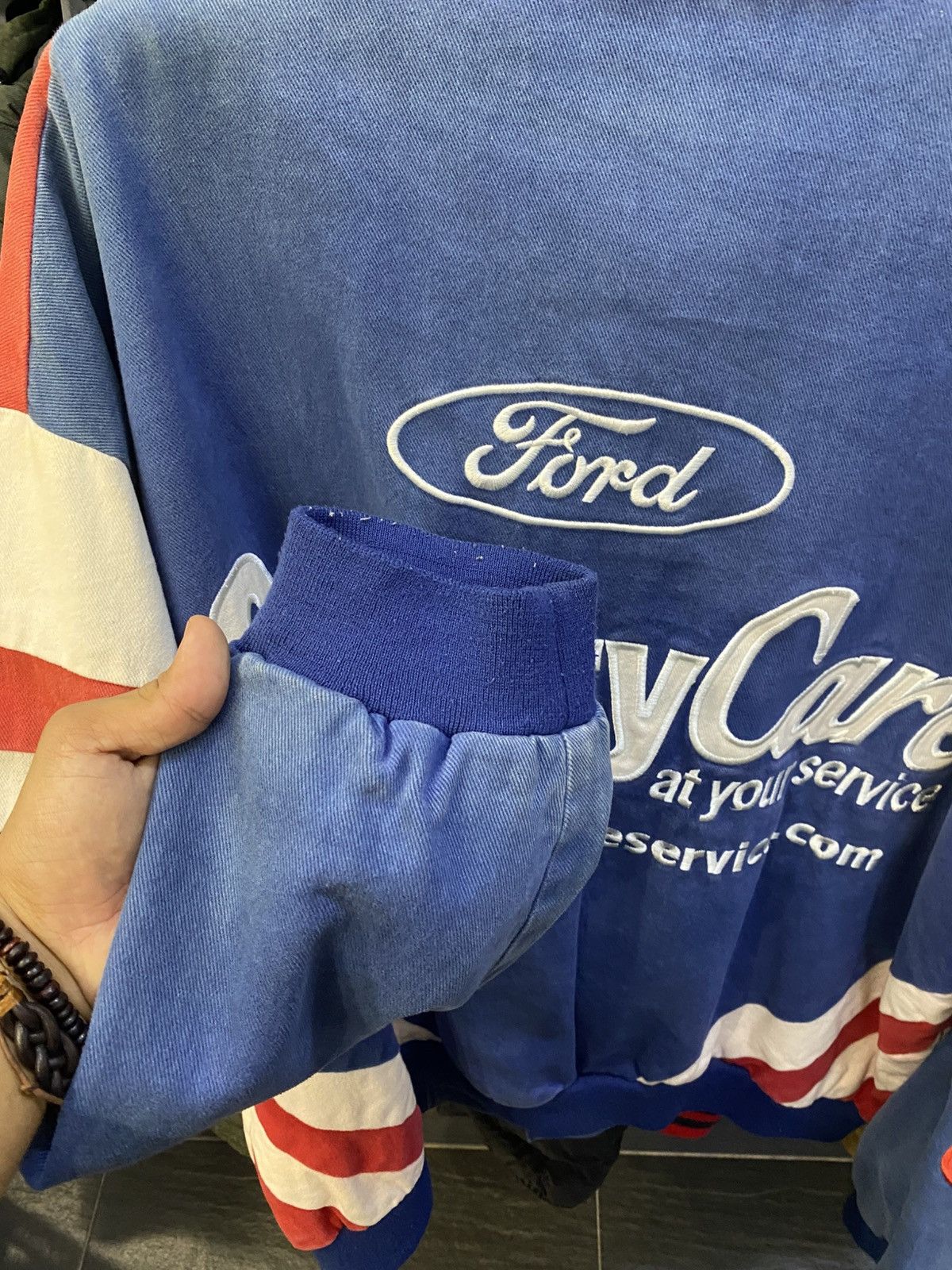 NASCAR OFFER ME NOW ‼️VTG NASCAR Racing Jacket Ford 🔥 Size US XL / EU 56 / 4 - 16 Thumbnail