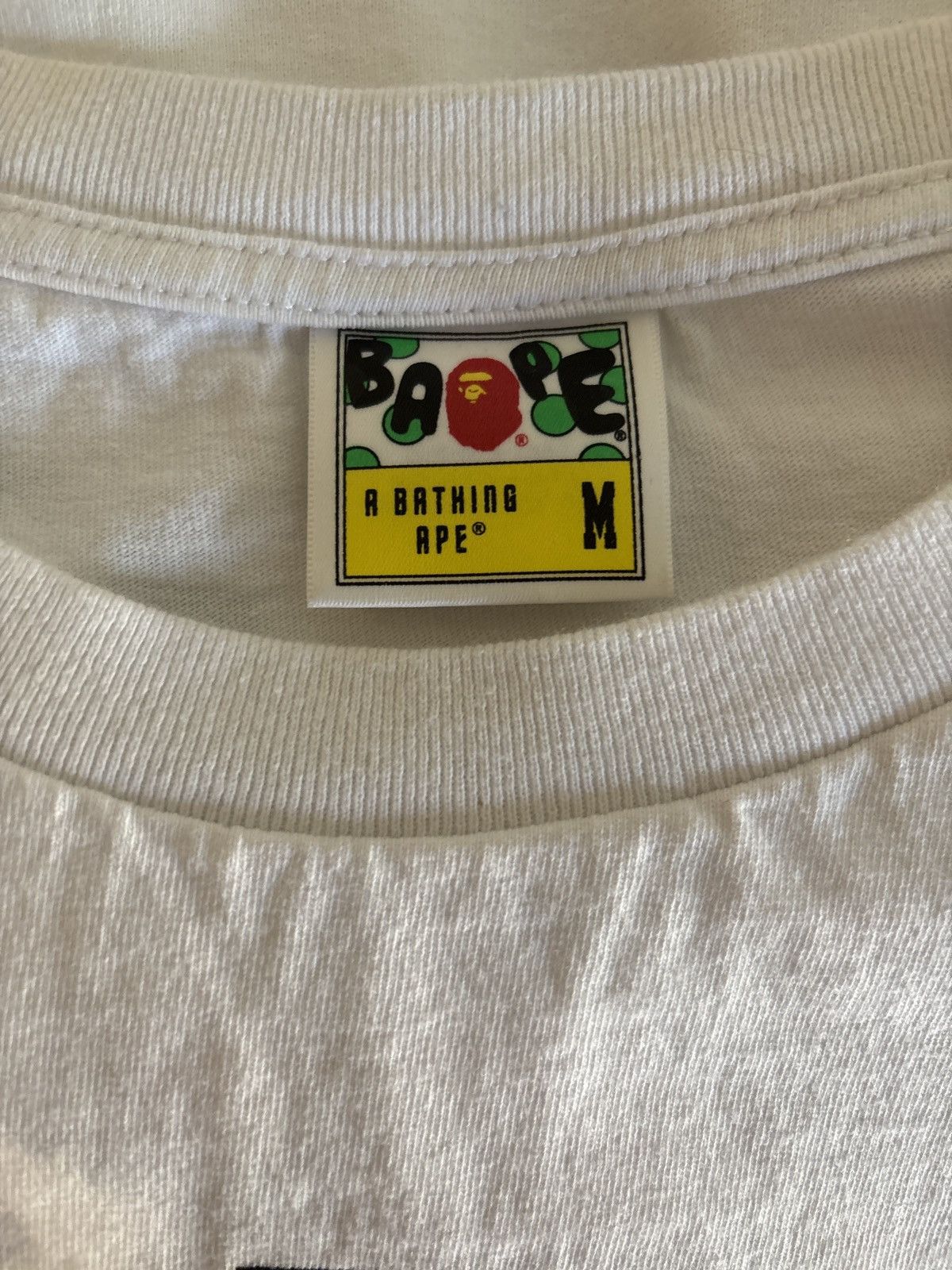 Bape Bape Honeycomb College Tee Size US M / EU 48-50 / 2 - 3 Thumbnail