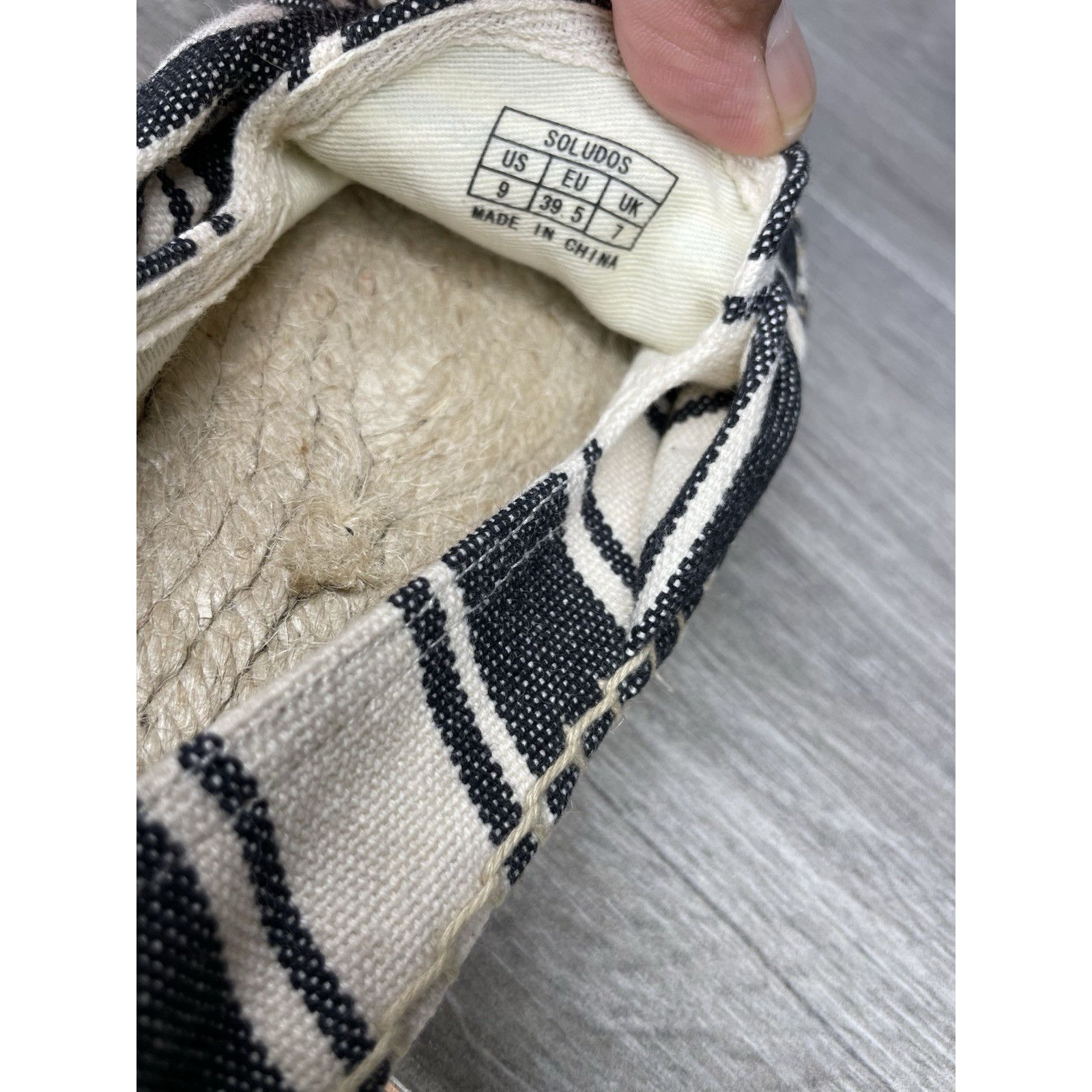 Soludos Soludos Striped Espadrille Bow Blue Cream Nautical Shoes Wom Size US 9 / IT 39 - 7 Thumbnail